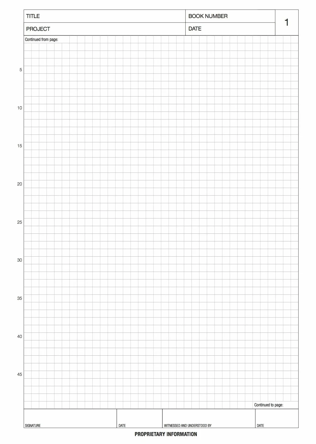 Logix Books Quaderno di Laboratorio A4 5mm 96 Pagine Blu