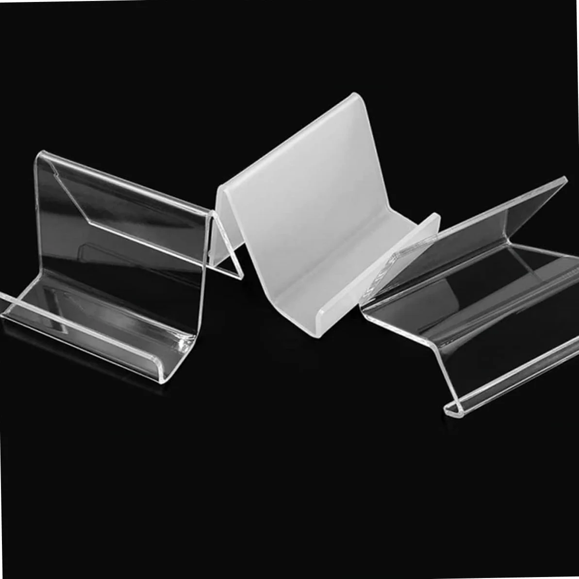 jojofuny 4 Set Biglietti Visita Supporti Eleganti Per Ufficio Espositori Per Biglietti Visita E Organizzatori Per Scrivania Design E Resistente Per Immagine Professionale 6 Pezzi*4