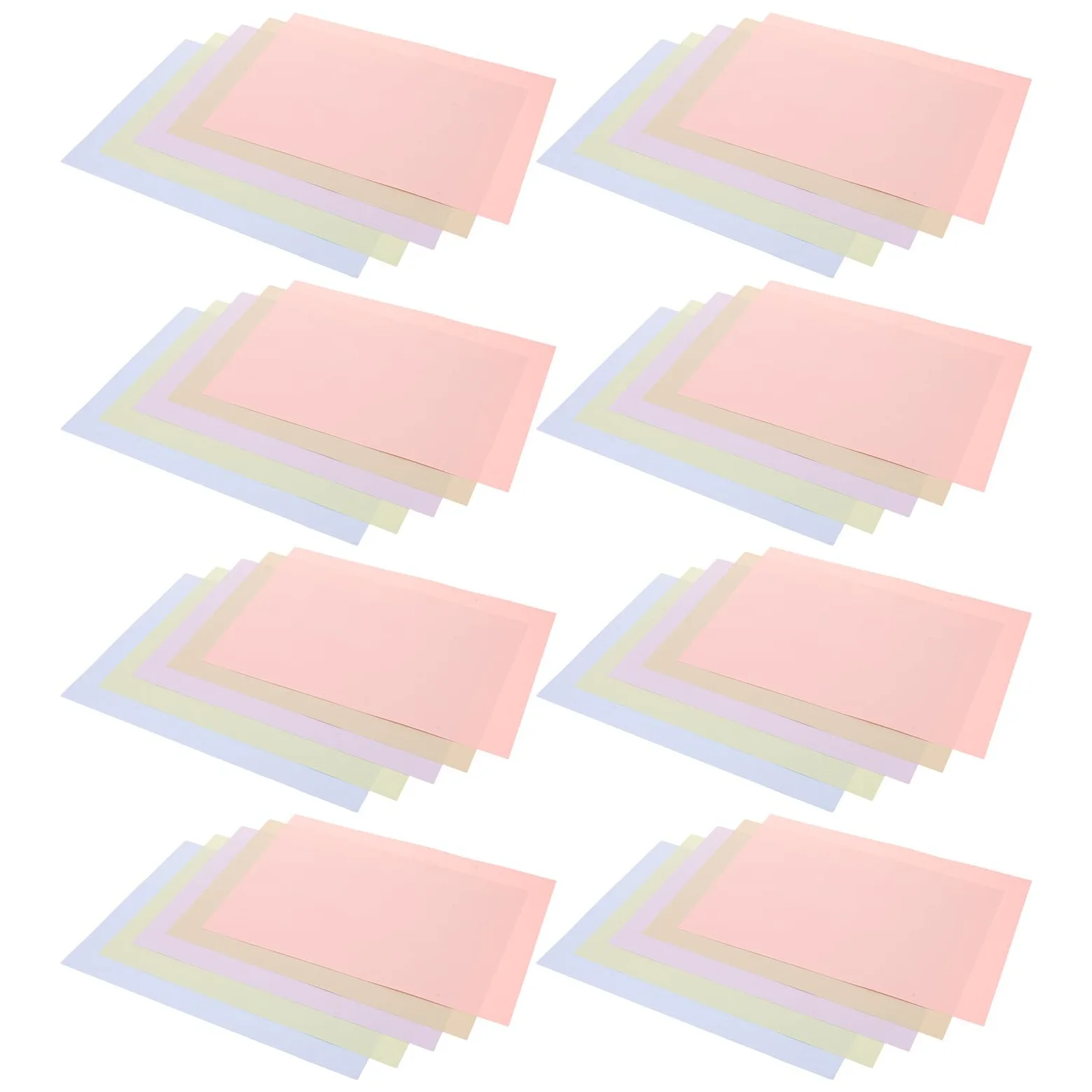 Carta Colorata A4 Tonalità Morbide 80 G/M² 200 Fogli per Fotocopie e Stampa Multiuso Carta per Origami e Progetti Creativi Ufficio e Scuola