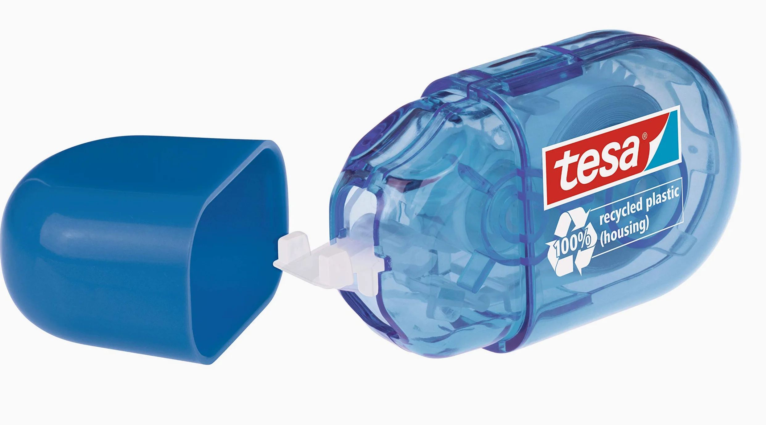 tesa - Mini correttore a nastro ecoLogo, blu