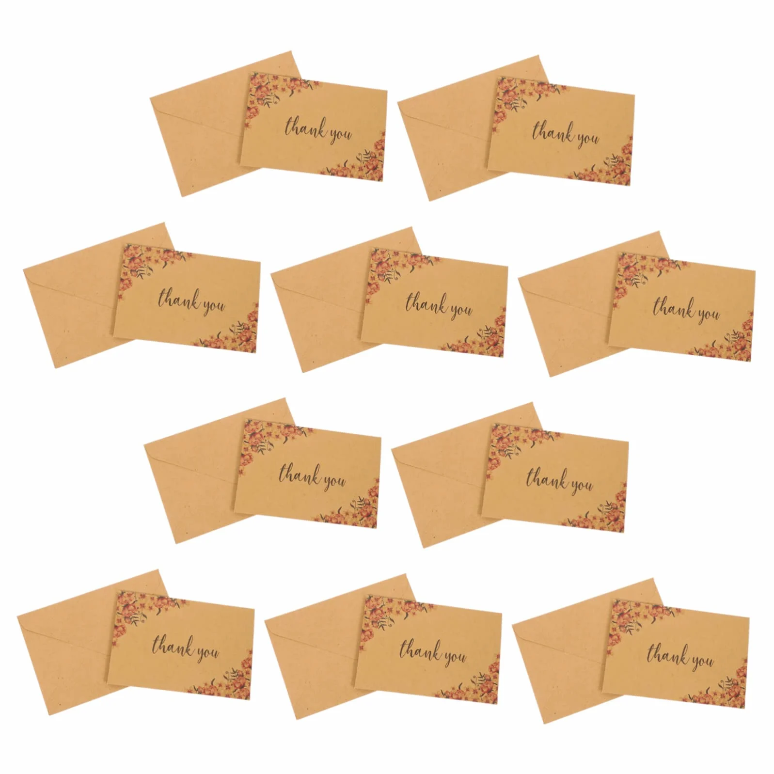 Lurrose 40 Pz Biglietto Di Ringraziamento Carta Di Promemoria Multiuso Biglietti Di Ringraziamento Alla Rinfusa Carte Di Ringraziamento Biglietti Di Ringraziamento Unici Carta Kraft