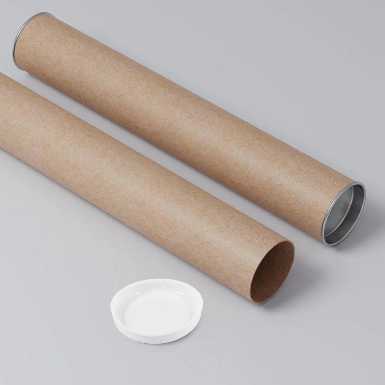 Operitacx 50 Pezzi Tappi Terminali Riutilizzabili Per Tubo Di Carta - Tappi Di Plastica Per Spedizione Poster Ø 5.2 Cm E Ø 7.9 Cm