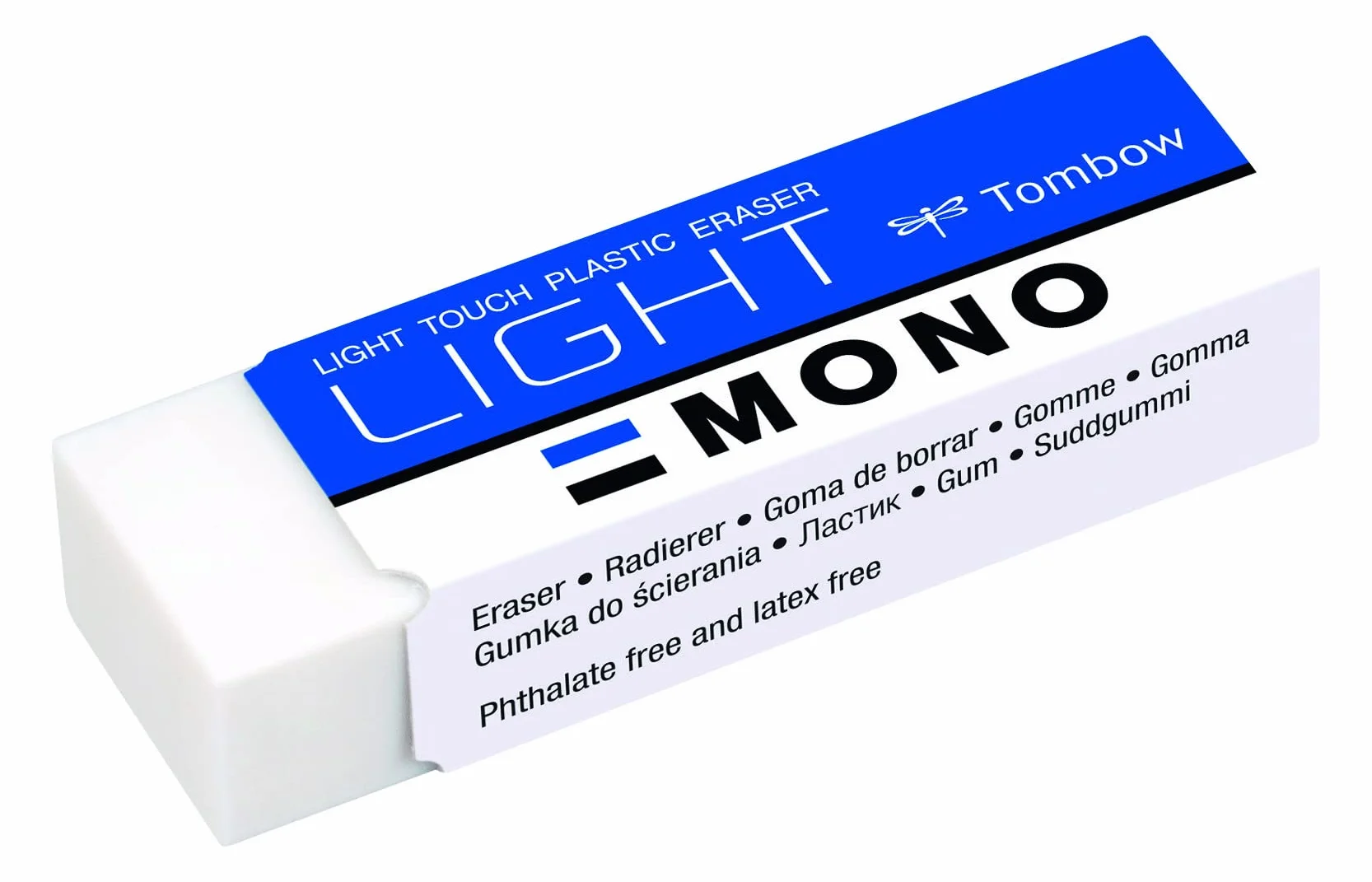Tombow PE-LTS MONO light Gomma per cancellare carta delicata 13 g Bianco
