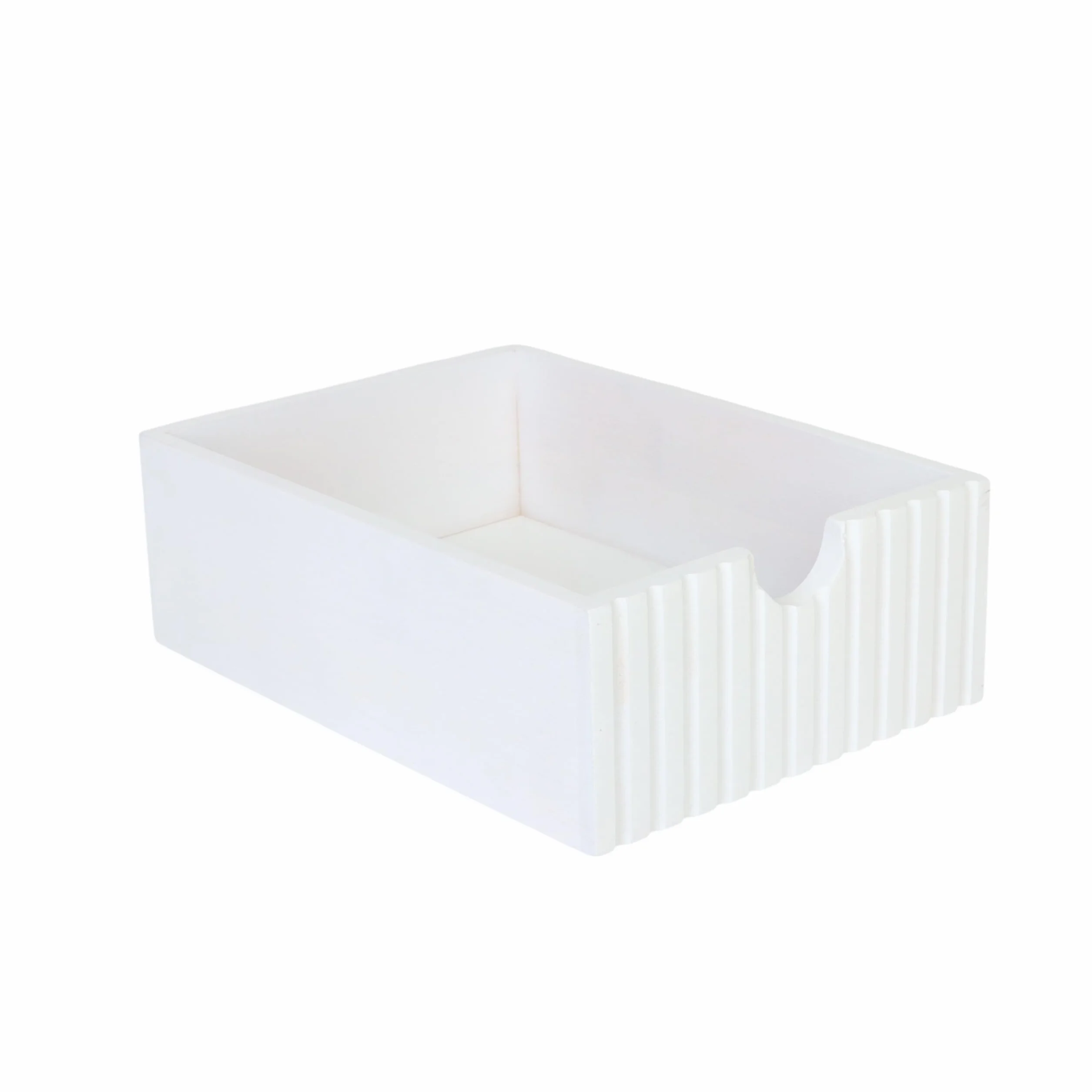 Contenitore a cassetti Relaxdays, bambù e MDF, 3 cassetti, H x L x P: 15 x 30 x 20 cm, Organizer scrivania, Bianco/Rosa