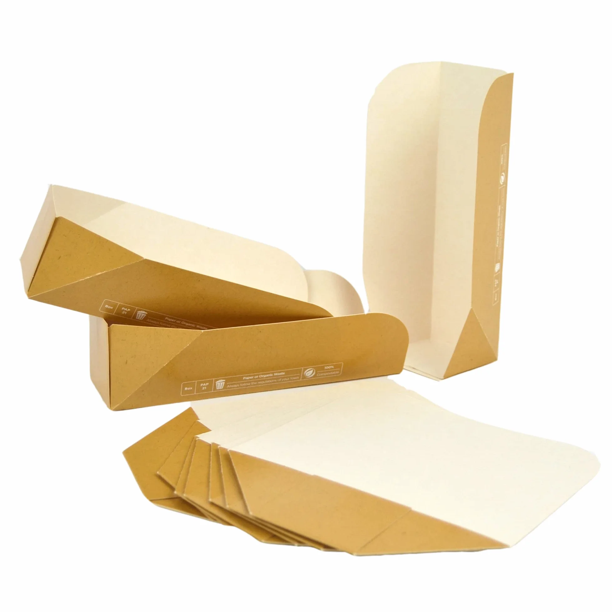 PORTA HOT DOG AVANA IDEALE PER ASPORTO HOT DOG PATATINE E FRITTI PER STREET FOOD E TAKE AWAY