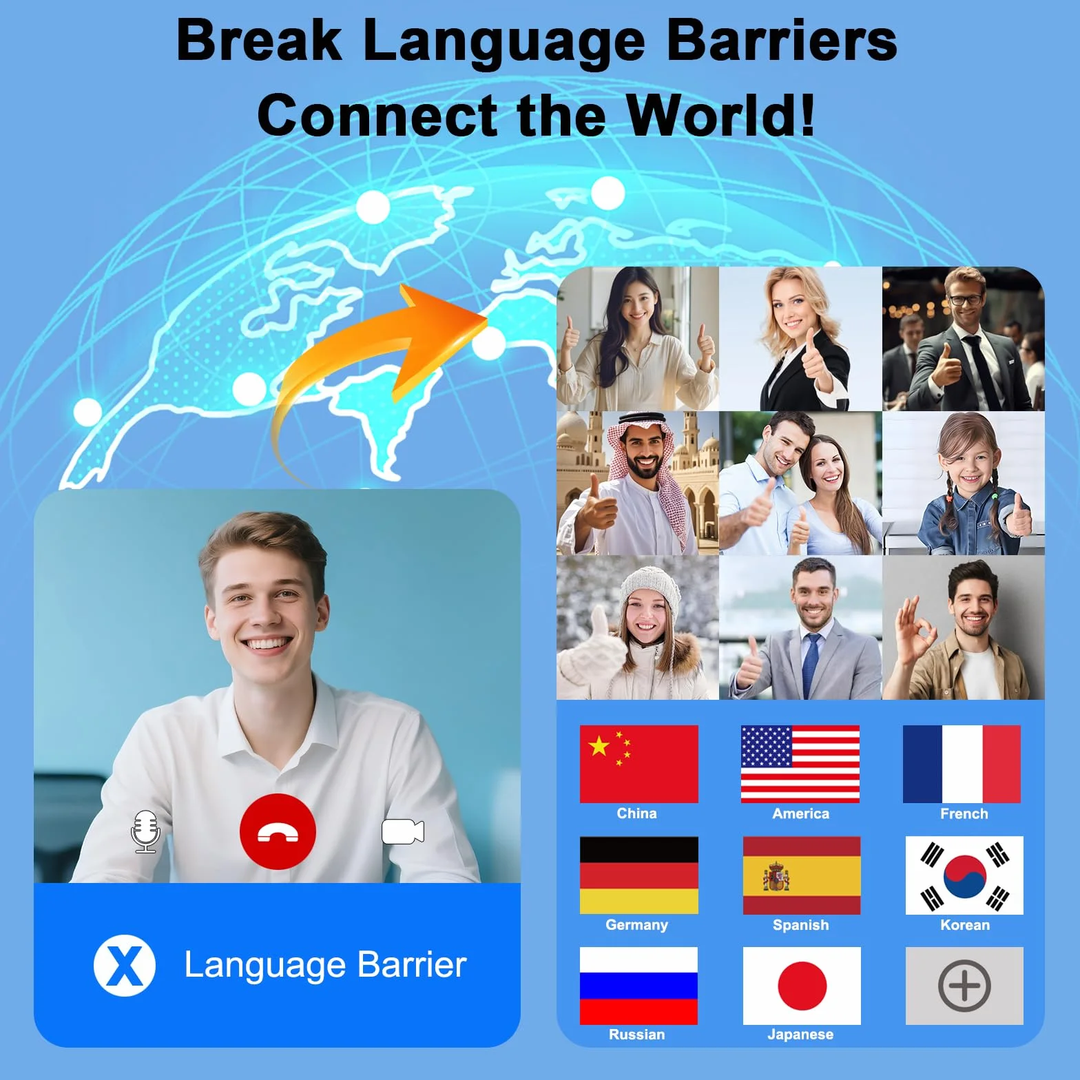 AI Cuffie Traduzione,AI Cuffie Traduttore Simultaneo Vocale,Buletooth 5.4 & Auricolari di Traduzione in 164 Lingue,IPX7,Necessità di Connettersi a un'app Fissa,Ricarica in 10 minuti (black 02)