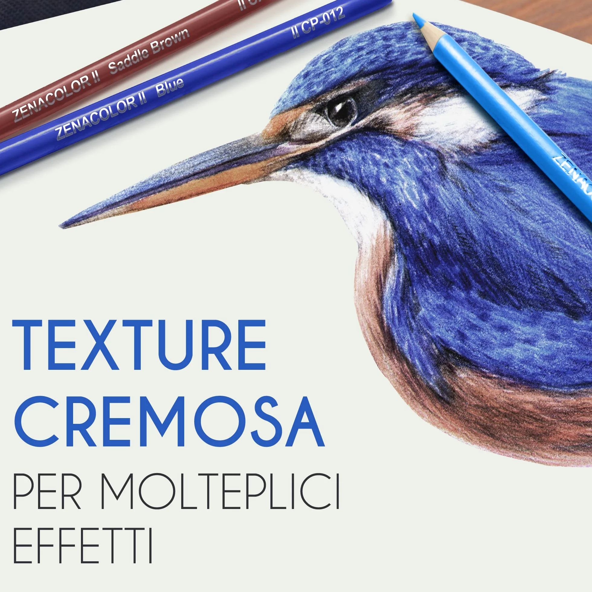 Zenacolor 160 Matite Colorate Uniche Kit Completo Colori a Matita per Disegno