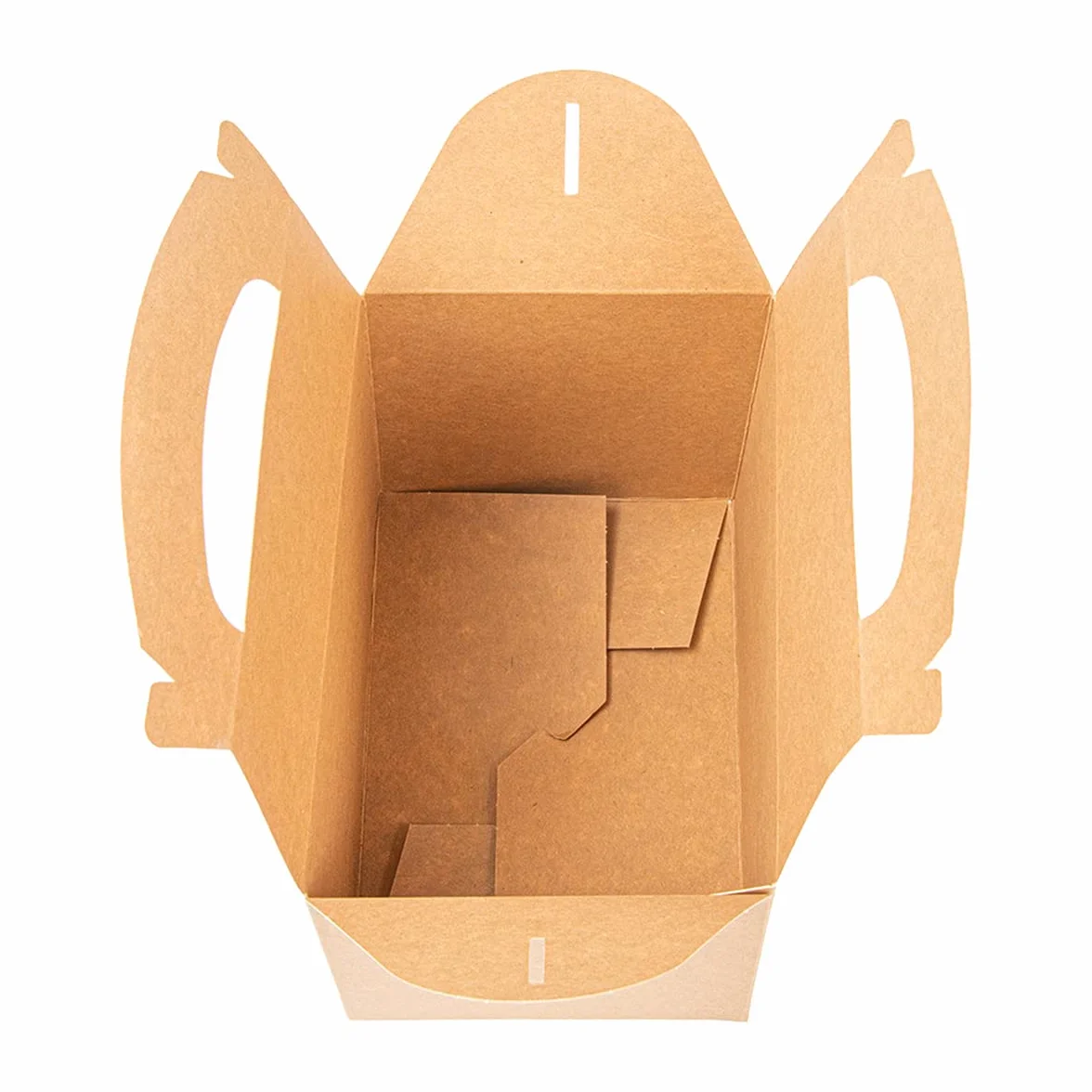 Scatole menu per bambini Kraft 250 g/m2 17 x 16 x 10 cm 50 unità