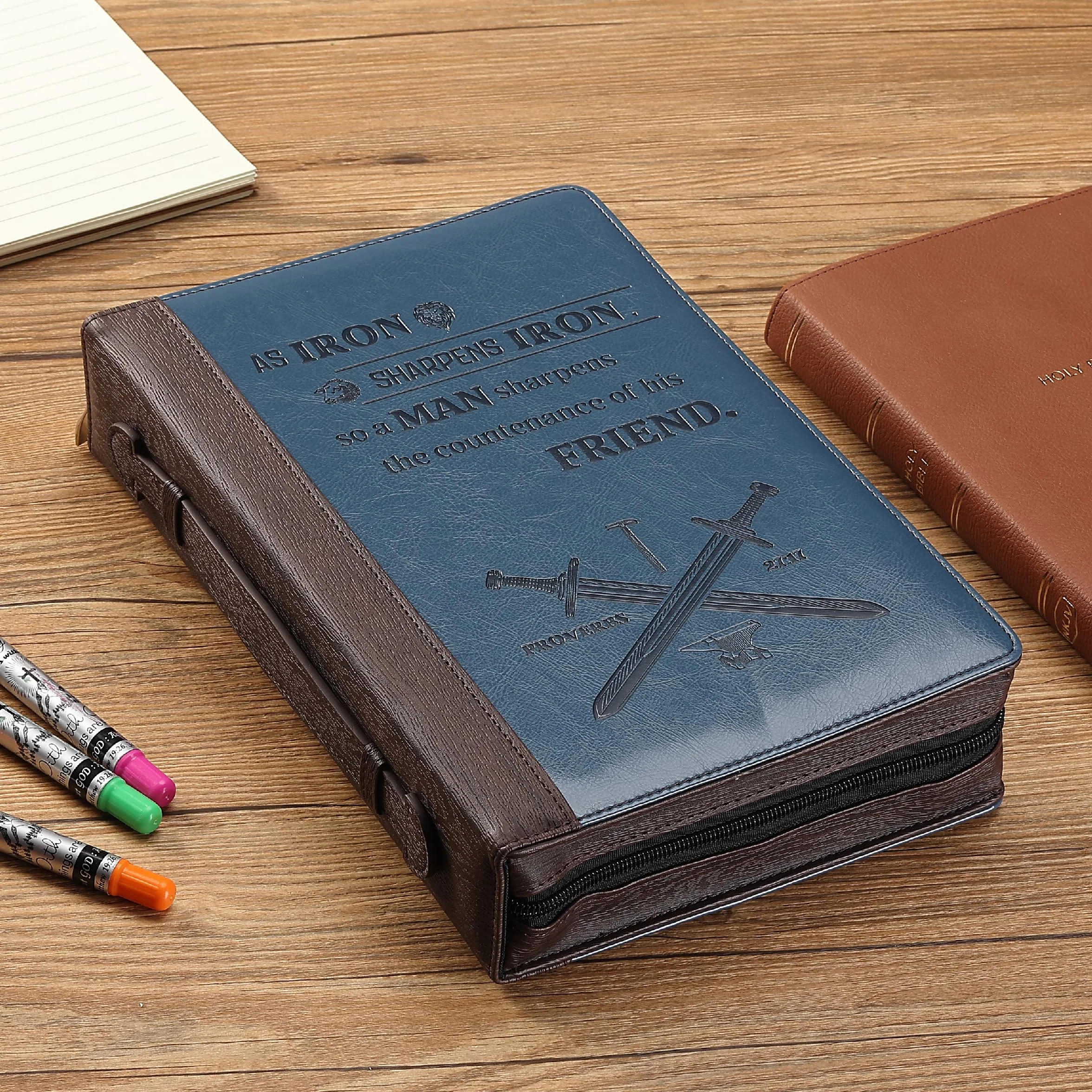 Mr. Pen Custodia per Bibbia da uomo 27,2 x 19,1 x 6,1 cm Porta Bibbia