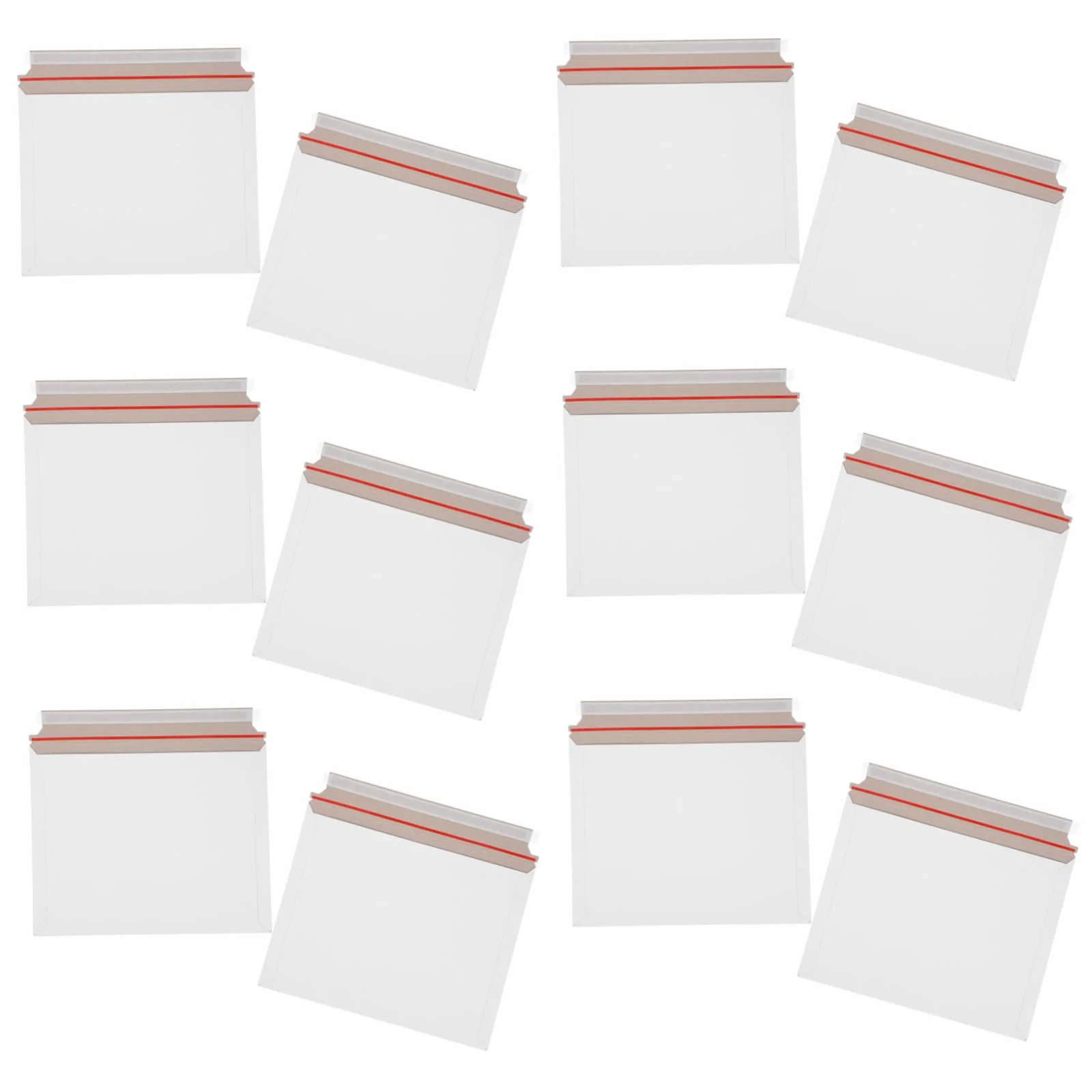 SHINEOFI 20pezzi Buste Postali Rigide Piatte Patta Autosigillante Per Spedizione Di Documenti Foto Stampe Artistiche e Piccoli Oggetti Impermeabili e Resistenti All Usura