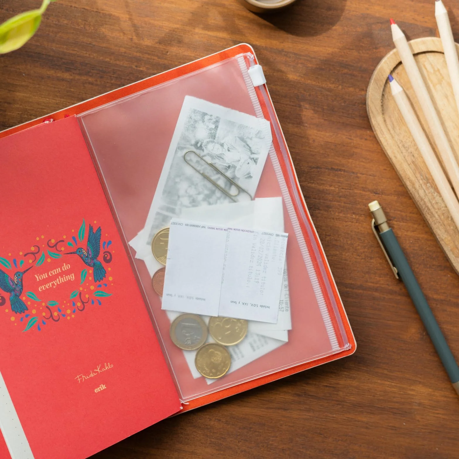 Grupo Erik Taccuino Frida Kahlo Diario di Viaggio con Due Quaderni Ricambiabili 160 Pagine