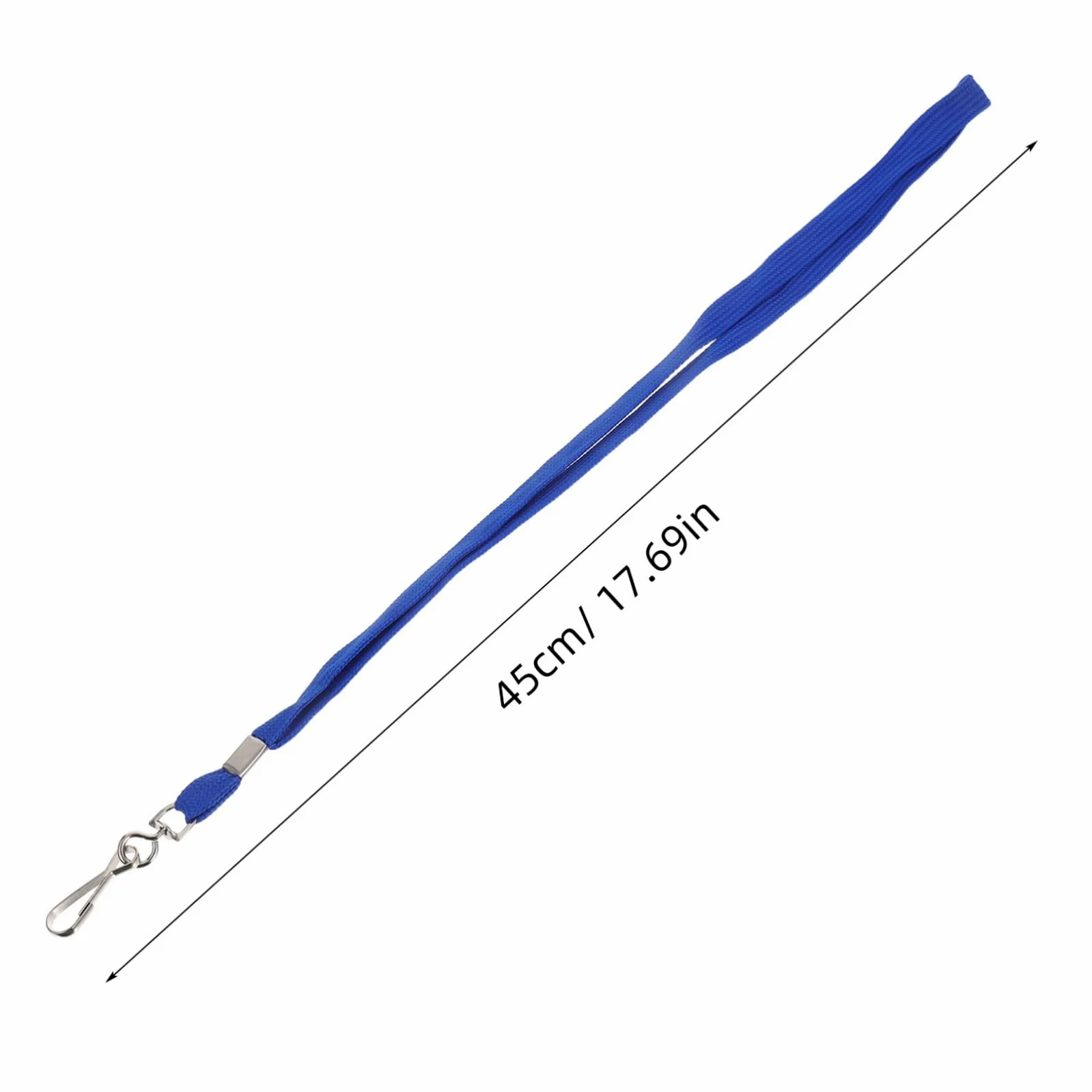 iplusmile 100pezzi Cordino Porta Badge Da Collo Con Clip Robusta Laccetto Per Tessere Identificative Cordino Liscio Antintravento Adatto Per Uffici Scuole Ed Eventi