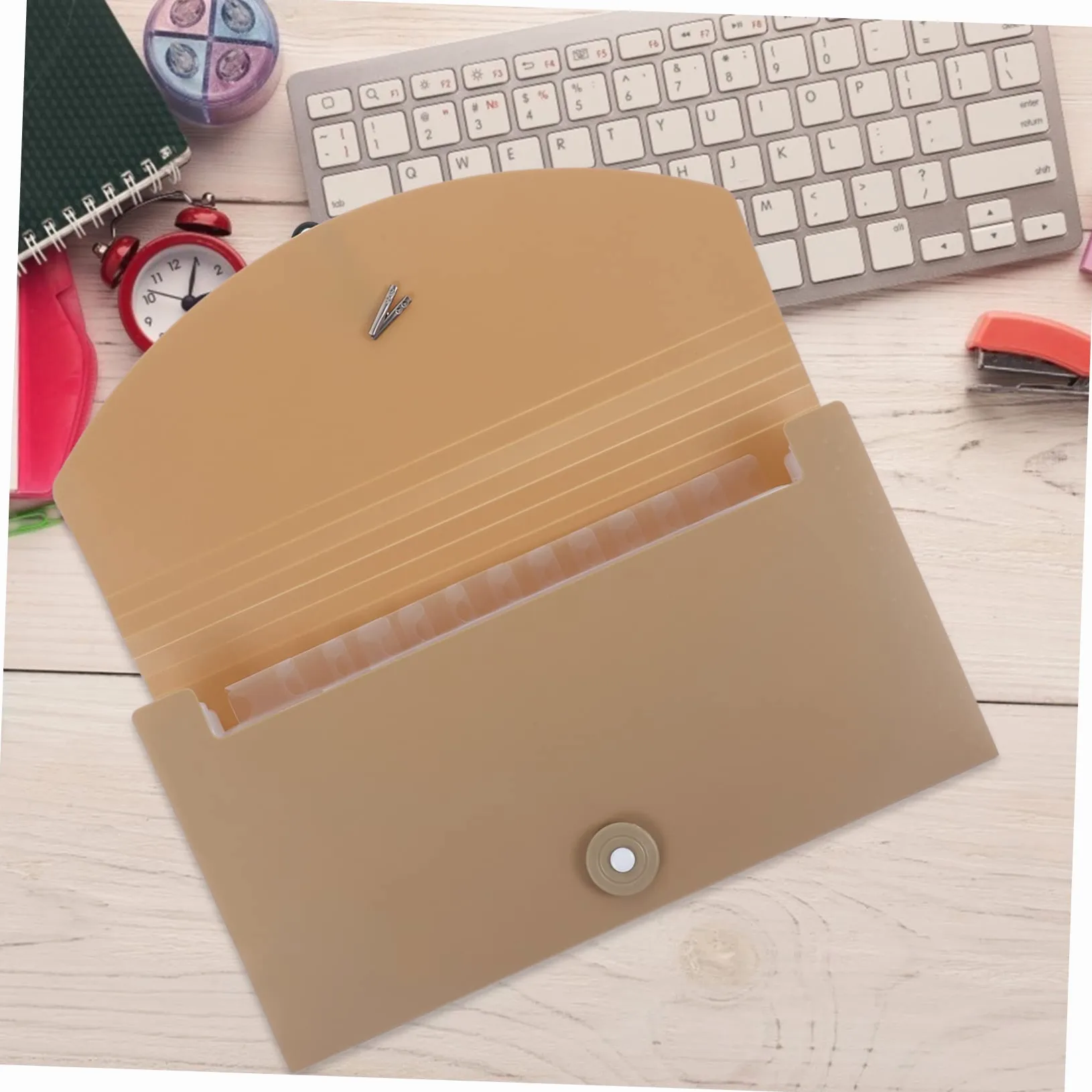 Cartella Portadocumenti Espandibile 13 Tasche in Plastica Pp Elastico A Fisarmonica Organizer Per Documenti Archiviazione