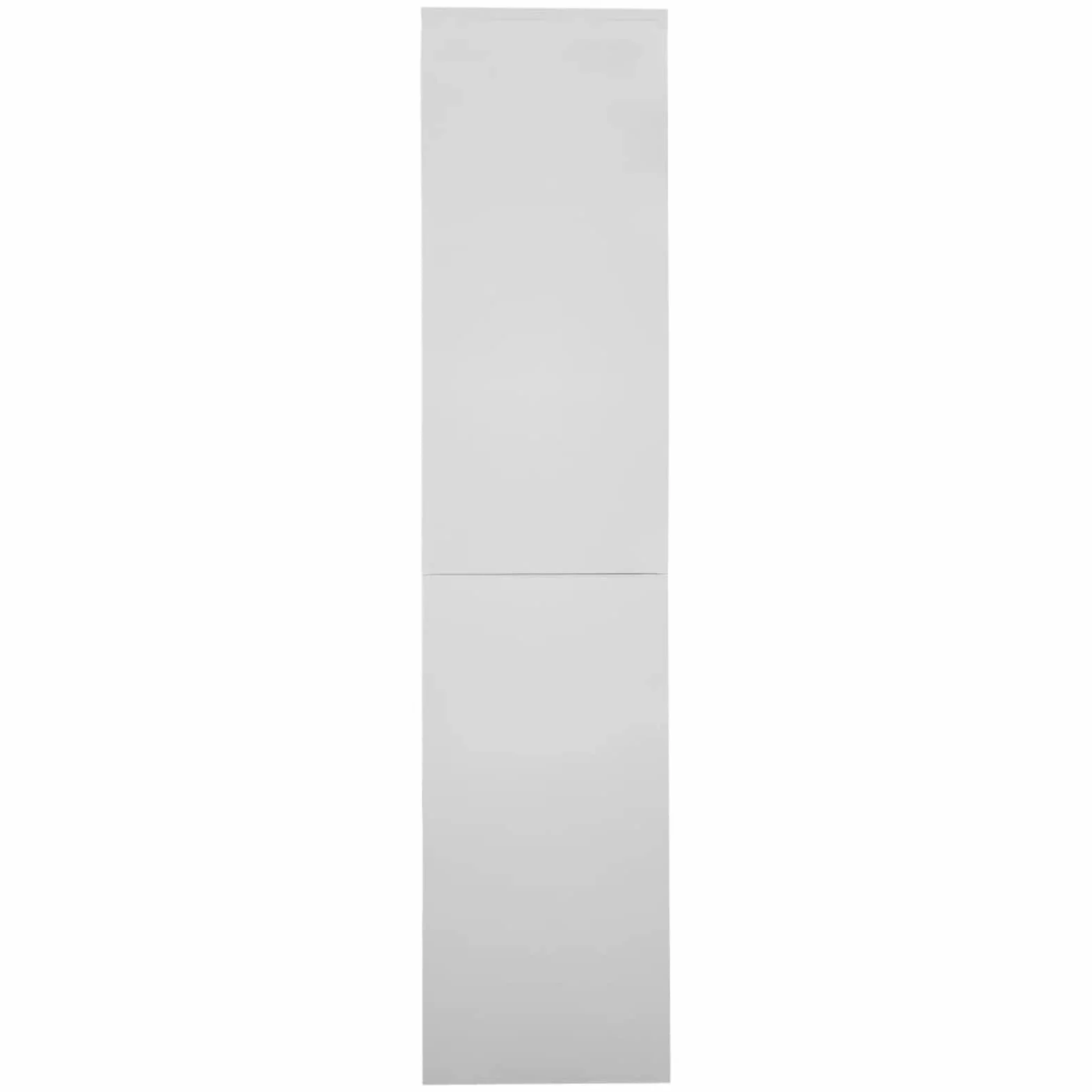 Gecheer Armadio con Anta Scorrevole Grigio Chiaro 90x40x180 cm Acciaio