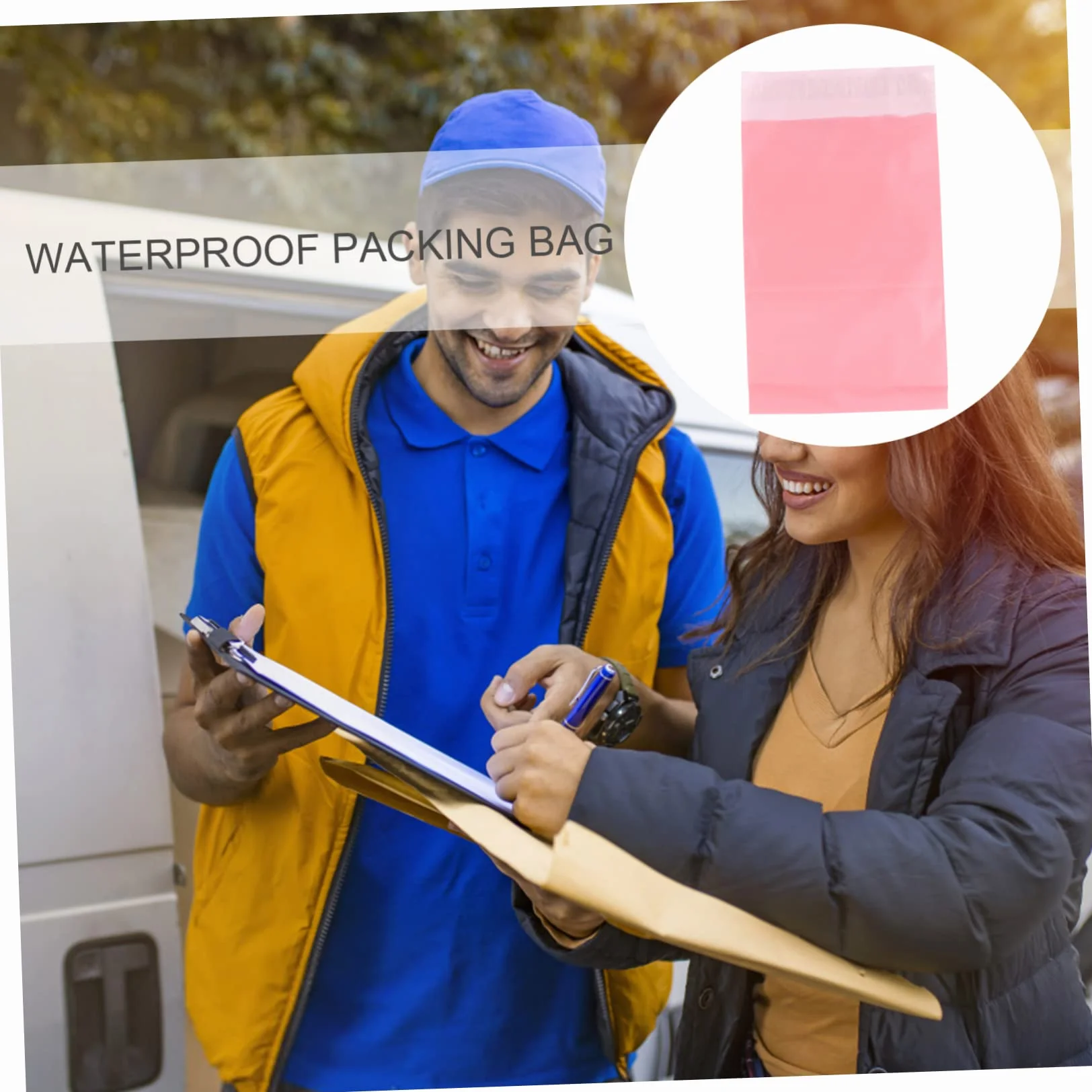 NUOBESTY 200pezzi Buste Impermeabili Per Spedizioni Autosigillanti Chiusura Antimanomissione Resistente All Acqua Sporco Adatto Per Articoli Di Medie Dimensioni Come Magliette Jeans e Prodo