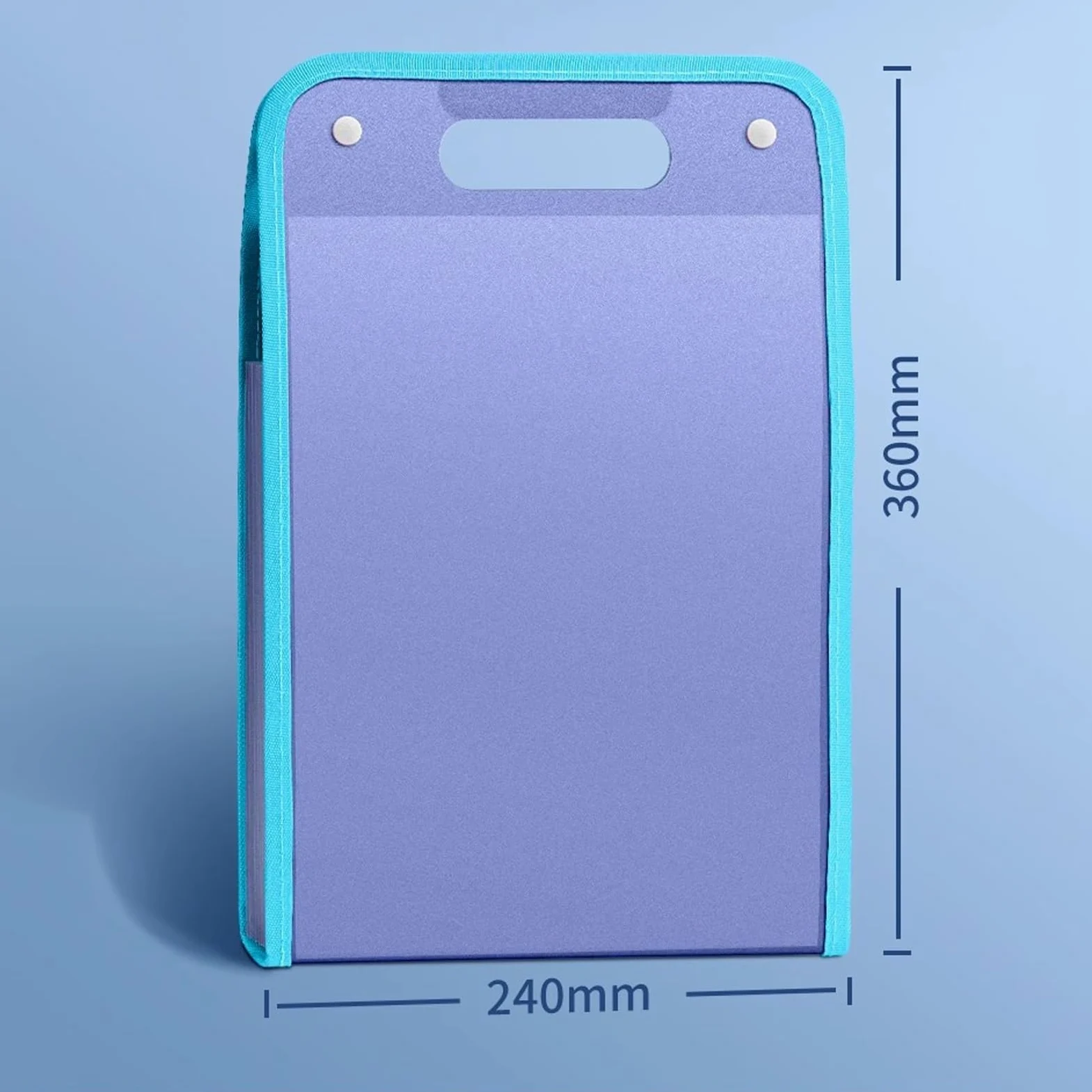 GRFIT Cartelle Documenti Cartella Portatile A4 da 3 Pezzi Borsa for File Verticale a 13 Strati di Grande capacità con Chiusura a Scatto Cartella in plastica Multistrato Cartelle Documenti (Color : B)
