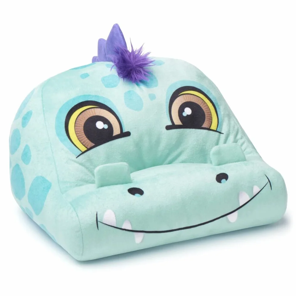 Leggio in tessuto per bambini Cuddly Reader Dino