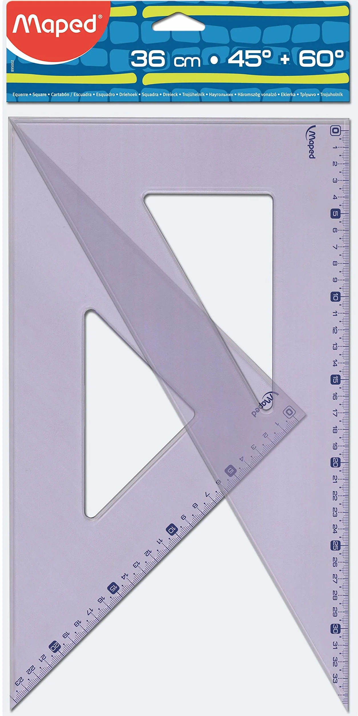 Maped Squadre Coppia Geometric Cm 36