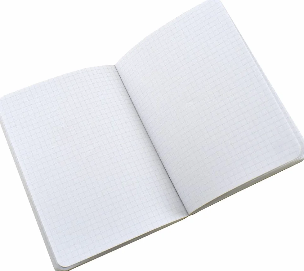 Classic 360 - Quaderno con copertina morbida, formato piccolo, 10,2 x 14,0 cm, 200 fogli, 400 pagine, a quadretti, motivo a griglia, carta grafico premium (nero)