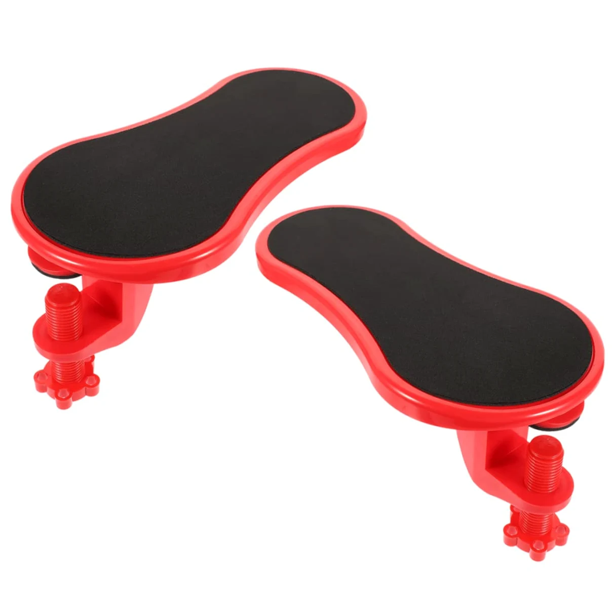 2pezzi Poggiapolso Ergonomici per Scrivania in Gomma e Cotone, Supporto Braccio Leggero e Facile da Trasportare, per Ufficio e Viaggi di Lavoro