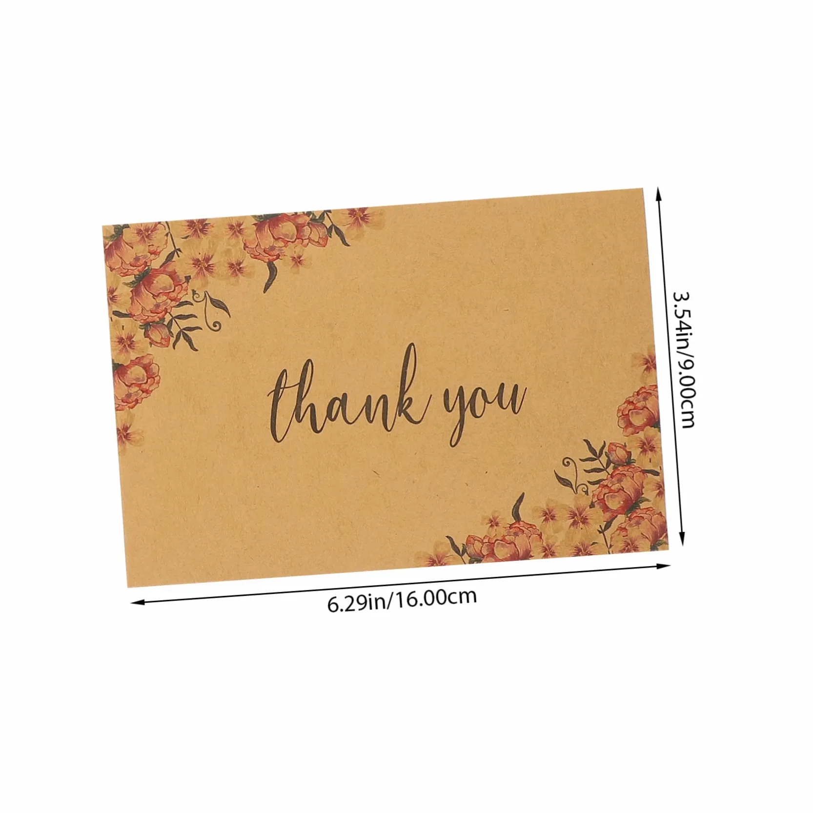Lurrose 40 Pz Biglietto Di Ringraziamento Carta Di Promemoria Multiuso Biglietti Di Ringraziamento Alla Rinfusa Carte Di Ringraziamento Biglietti Di Ringraziamento Unici Carta Kraft