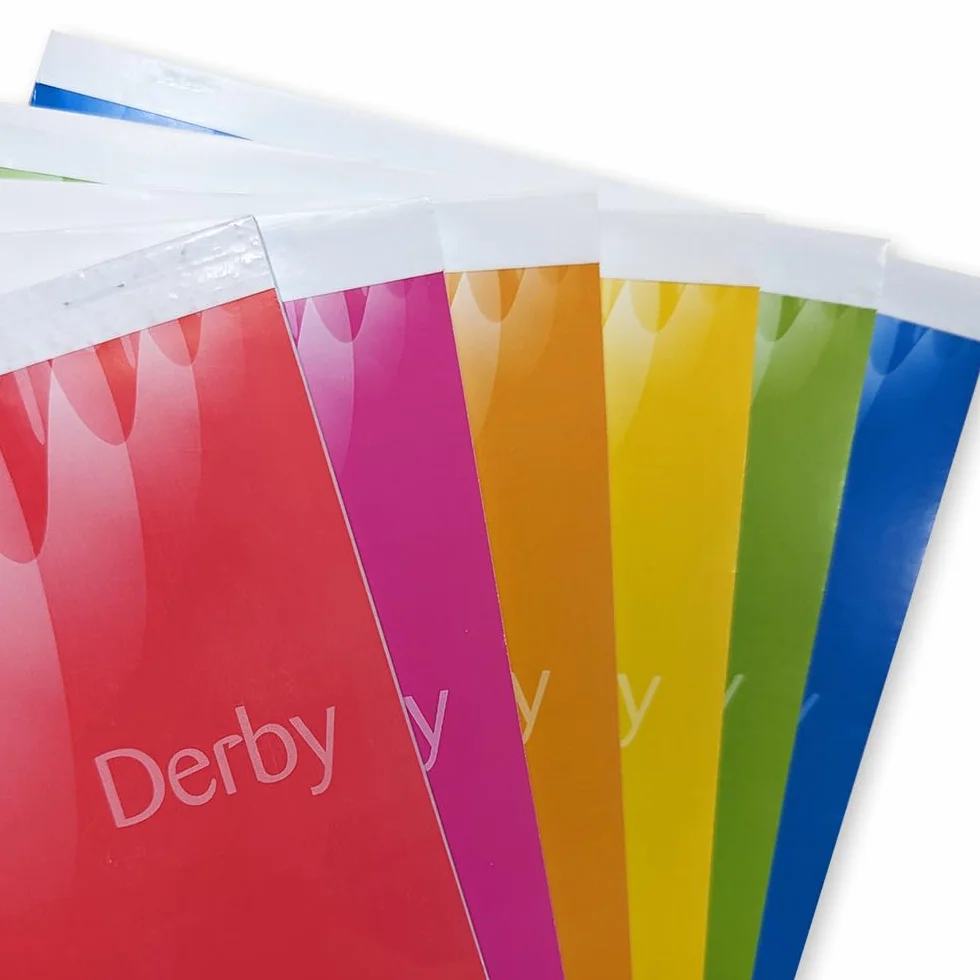 BM BeMore Notes Derby Blocco Notes Punto Metallico A6 Rigatura 5 mm Quadretti 5 mm Carta 60 g/mq Confezione 10 pezzi