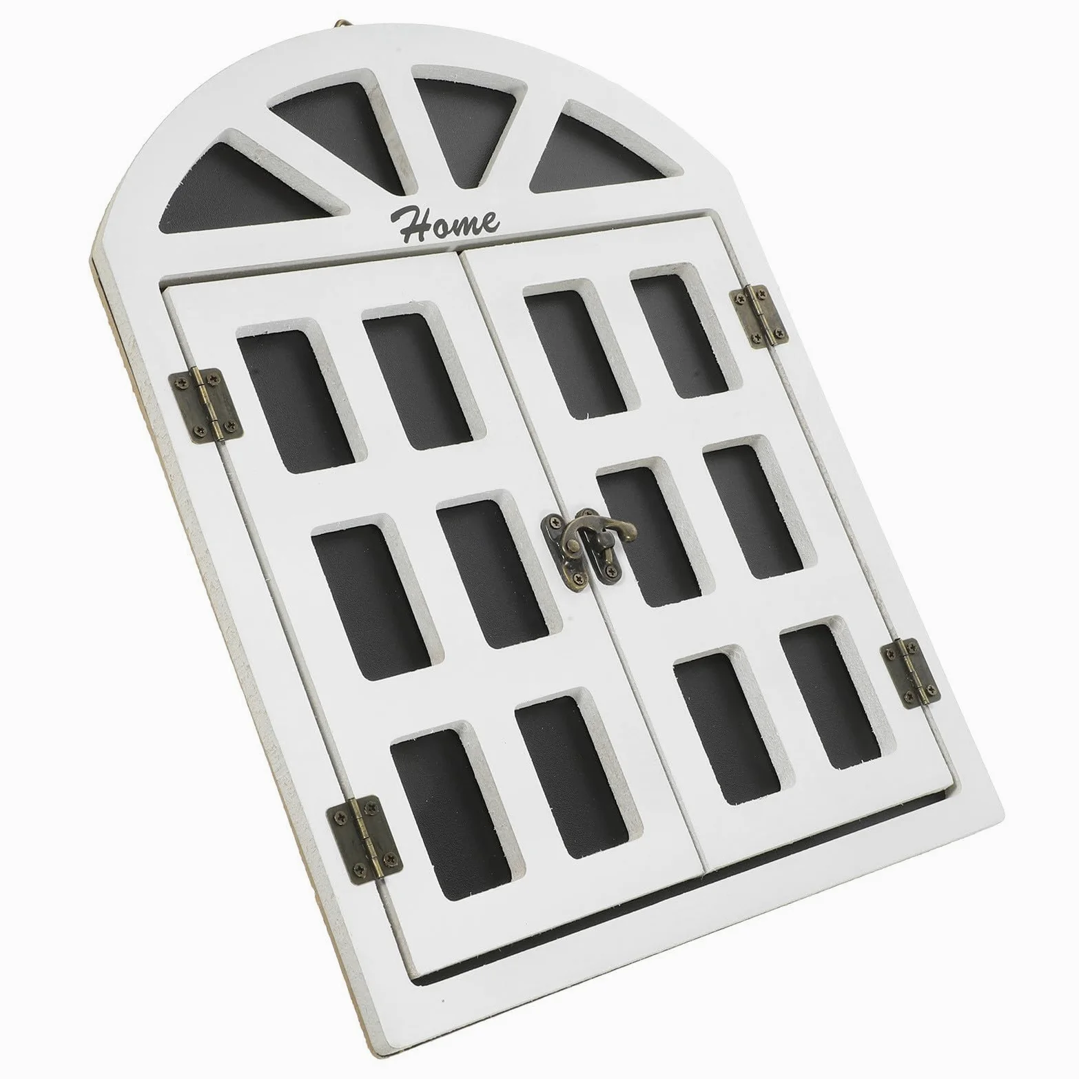 SUPVOX Lavagna Decorativa in Legno a Forma di Finestra Piccola, Bacheca Murale Cancellabile Multifunzionale per Messaggi e Menu, per Cucina, Eventi e Decorazioni da Parete