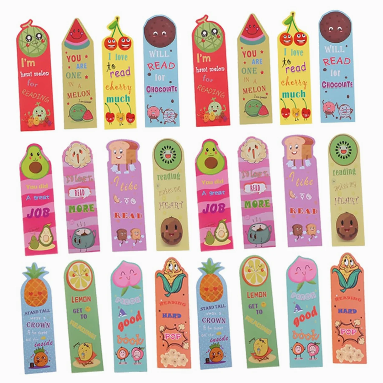DOITOOL 4 Set Segnalibri Profumati Per Libri Per Ufficio E Scuola Facili Portare E Utilizzare Design Carino E Chic Accessori Pratici Per Lettori E Studenti 36 Pezzi * 4