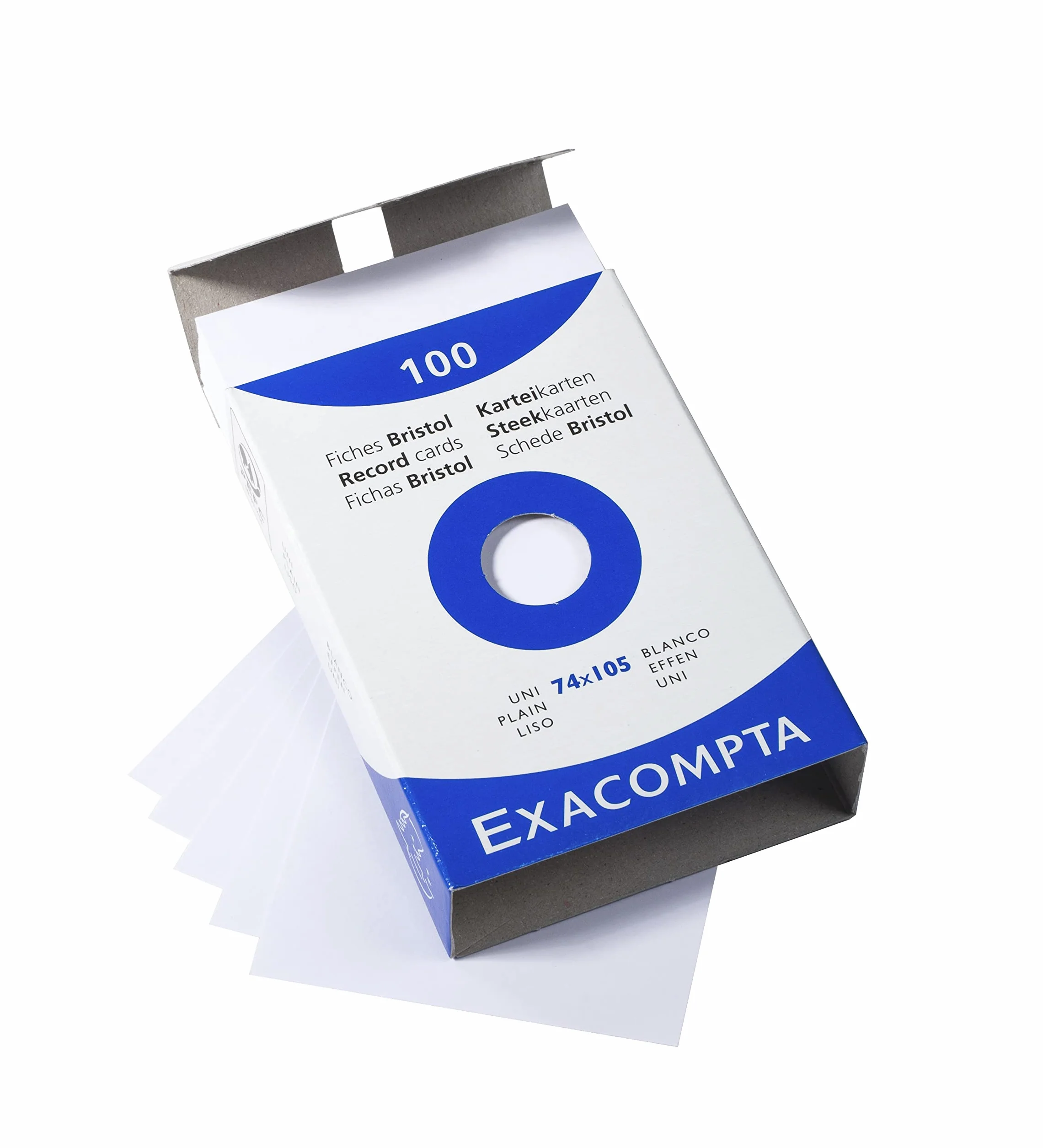 Exacompta 13306E Cartoncini Bristol 21x29 cm Bianco