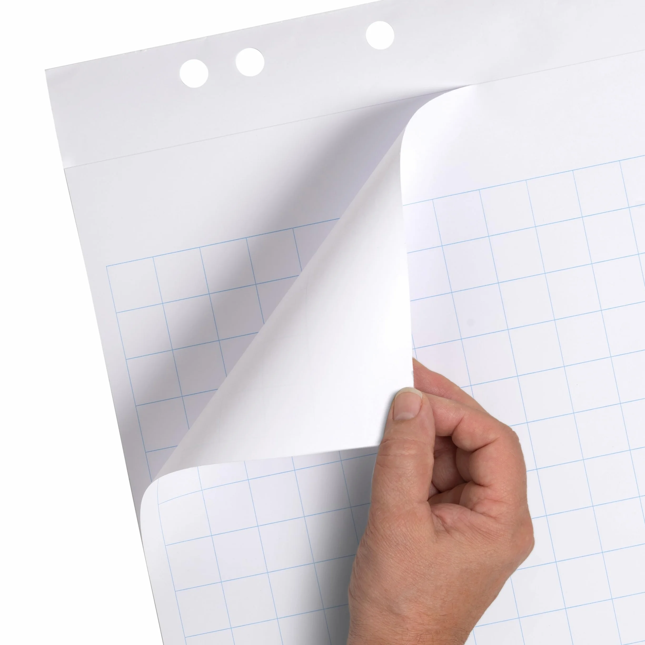 LANDRE Carta a quadretti 20 fogli 6 fori 5 pezzi
