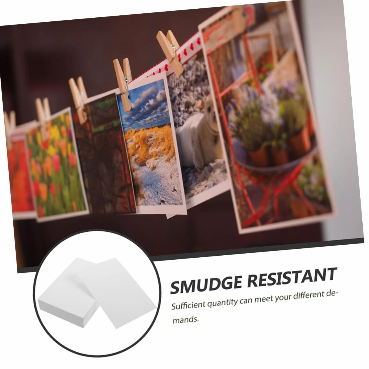 STOBOK 400fogli Fotografica Lucida Per Asciugatura Compatibile Stampanti Per e