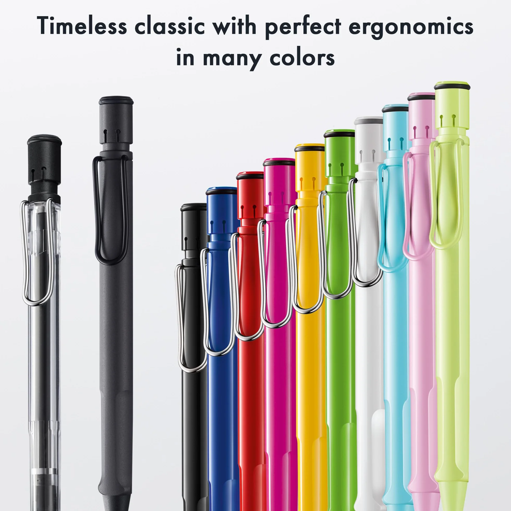 Lamy Safari Green Matita Meccanica 0,5 mm M 41 con Impugnatura Ergonomica Corpo ASA