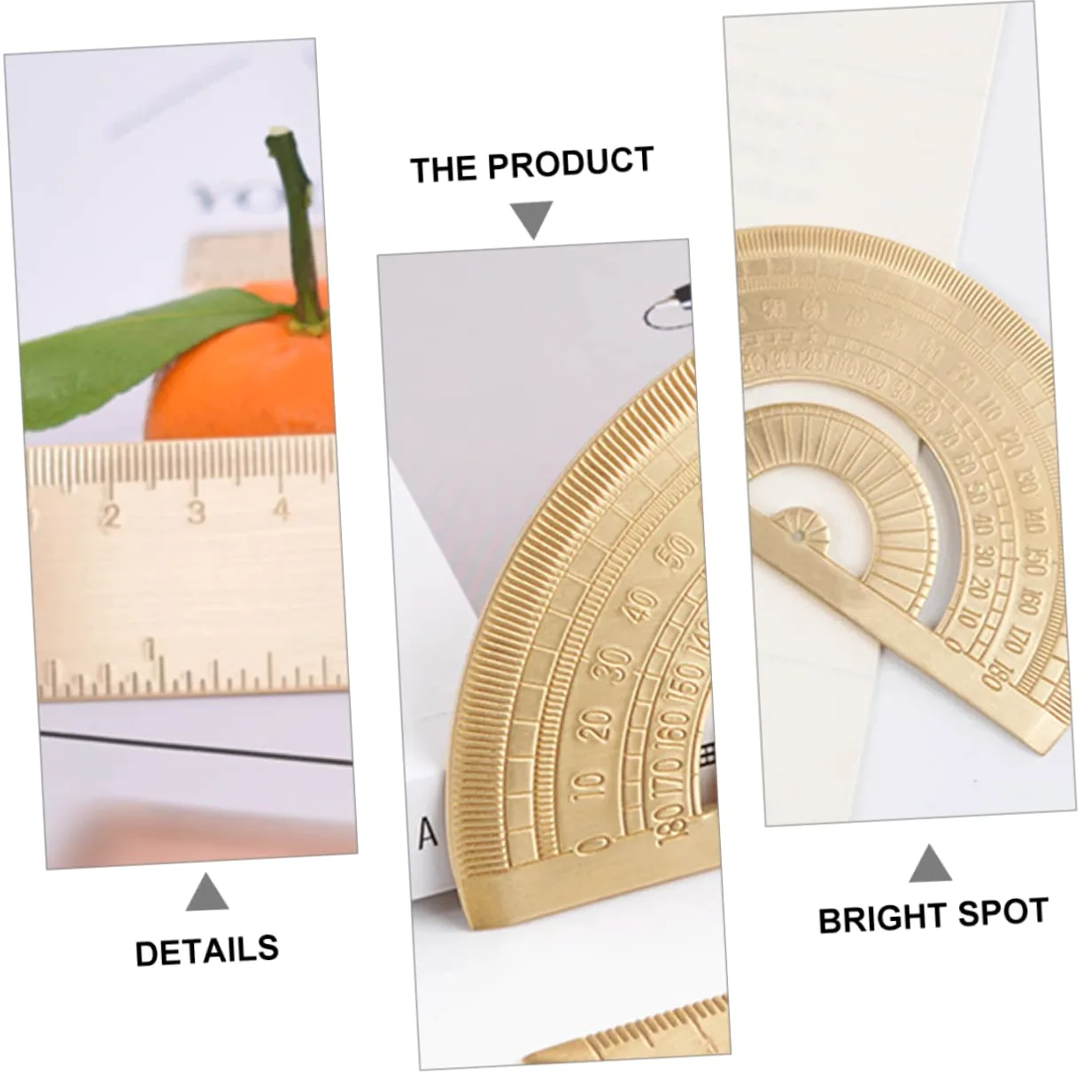 EXCEART 3sets Righelli Triangolari Kit Di Strumenti Geometrici Con Triangolo Righello e Goniometro Per Architettura e Disegno Tecnico Facile Da Trasportare