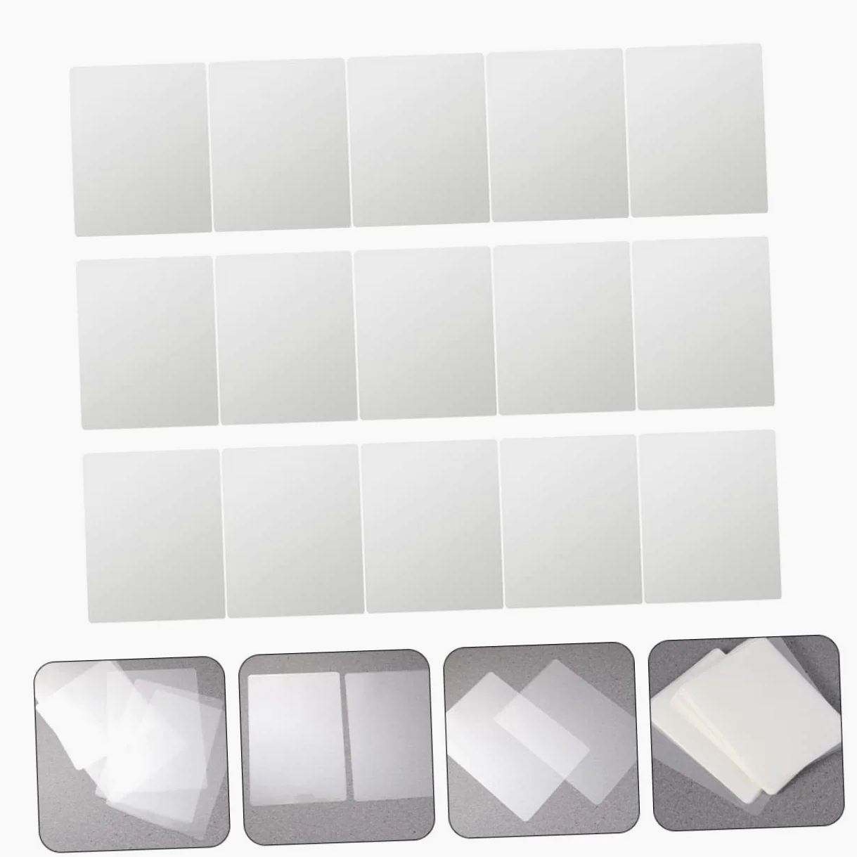 HOMSFOU 2 Set Pellicole Laminazione Foto Impermeabili Mil Trasparenti Per Documenti E Foto Protezione Resistente Sporco E Danni Compatibili Con Plastificatrici Domestiche 300 Pezzi * 2