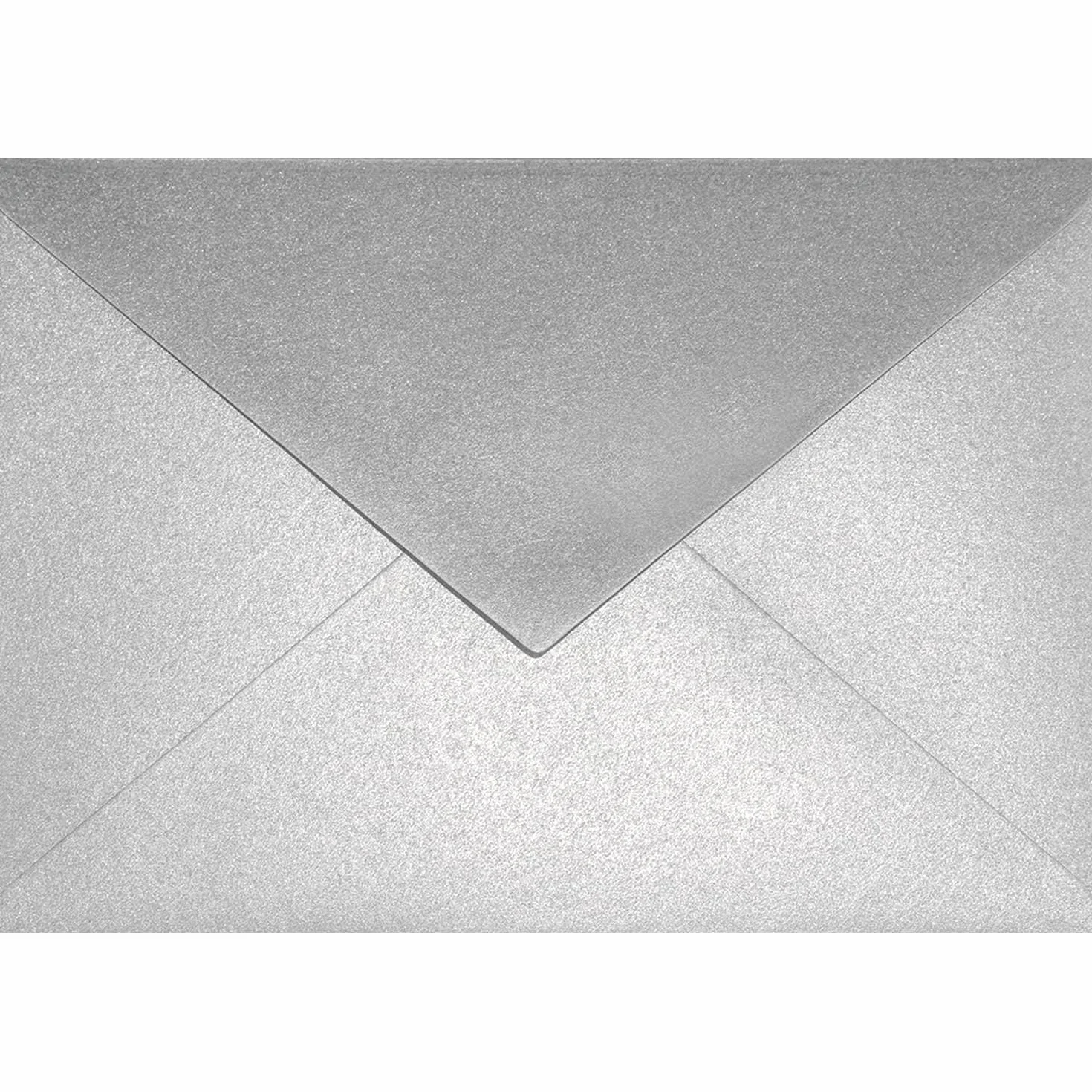 Aster Metallic Silver Netuno 100 buste lettere argento perlato formato C6 114x162 mm 120g