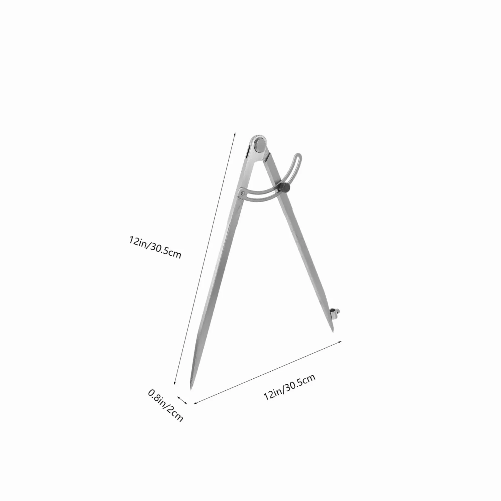 ARTIBETTER Compasso Disegno Tecnico in Ferro Argento Supporto Penna ad Alta Precisione per Decorazioni Scuola e Uso Insegnante, per Carpenteria e Artisti