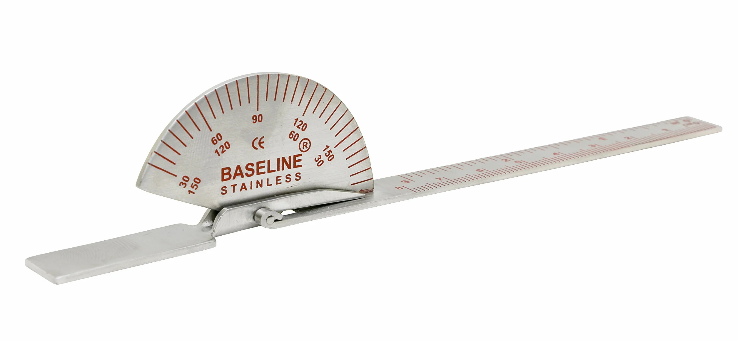 Goniometro per Dita in Acciaio Inossidabile Baseline da 15 cm (6 Pollici) – Strumento per la Misurazione dell’Ampiezza di Movimento di Dita e Piccole Articolazioni