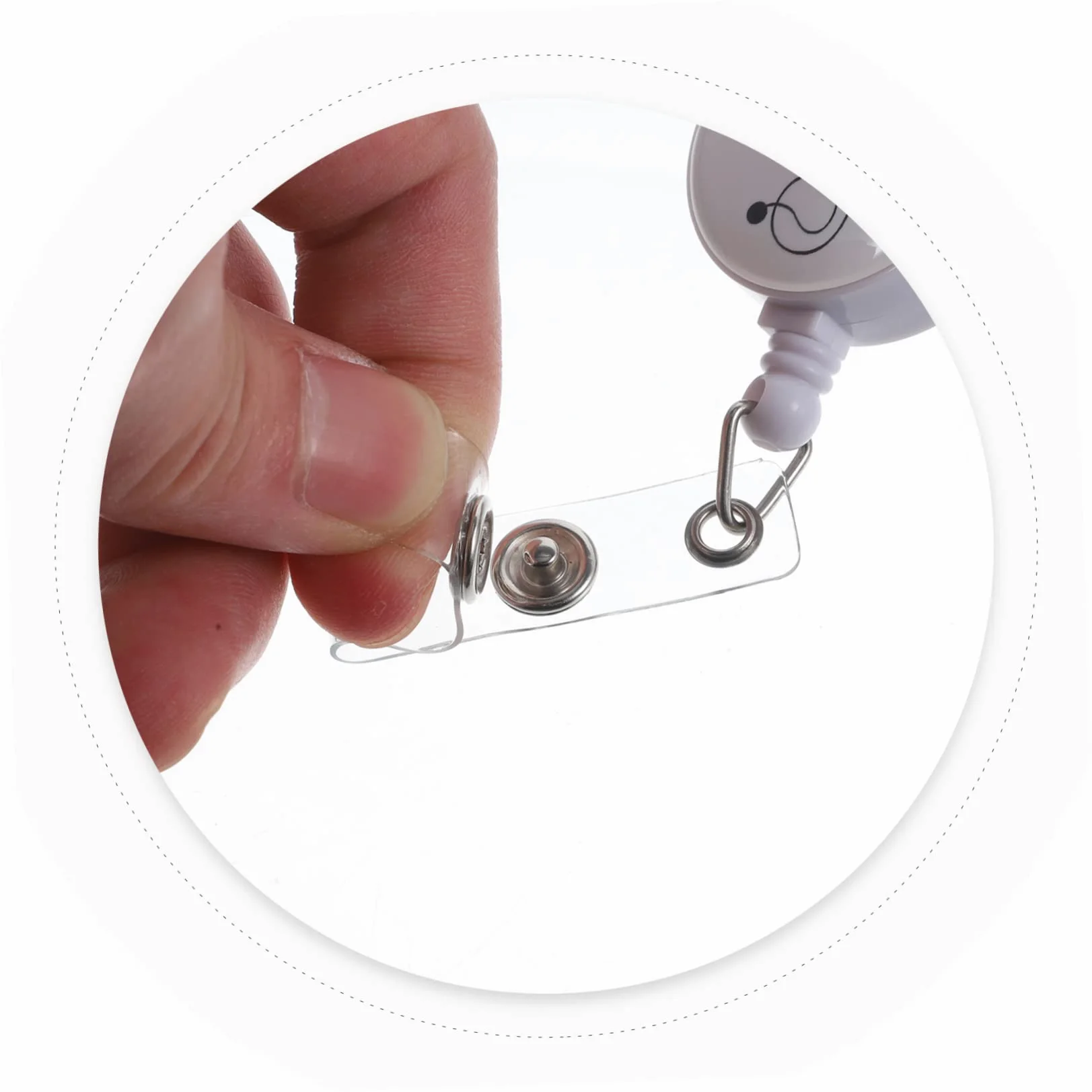 4 Set Fibbia Telescopica Facile Da Tirare Porta Badge A Scomparsa Catena Clip Sacchetti Portabadge Clip Porta Badge Da Infermiere Portacarte Di Infermiera Con Clip 4 Pezzi * 4