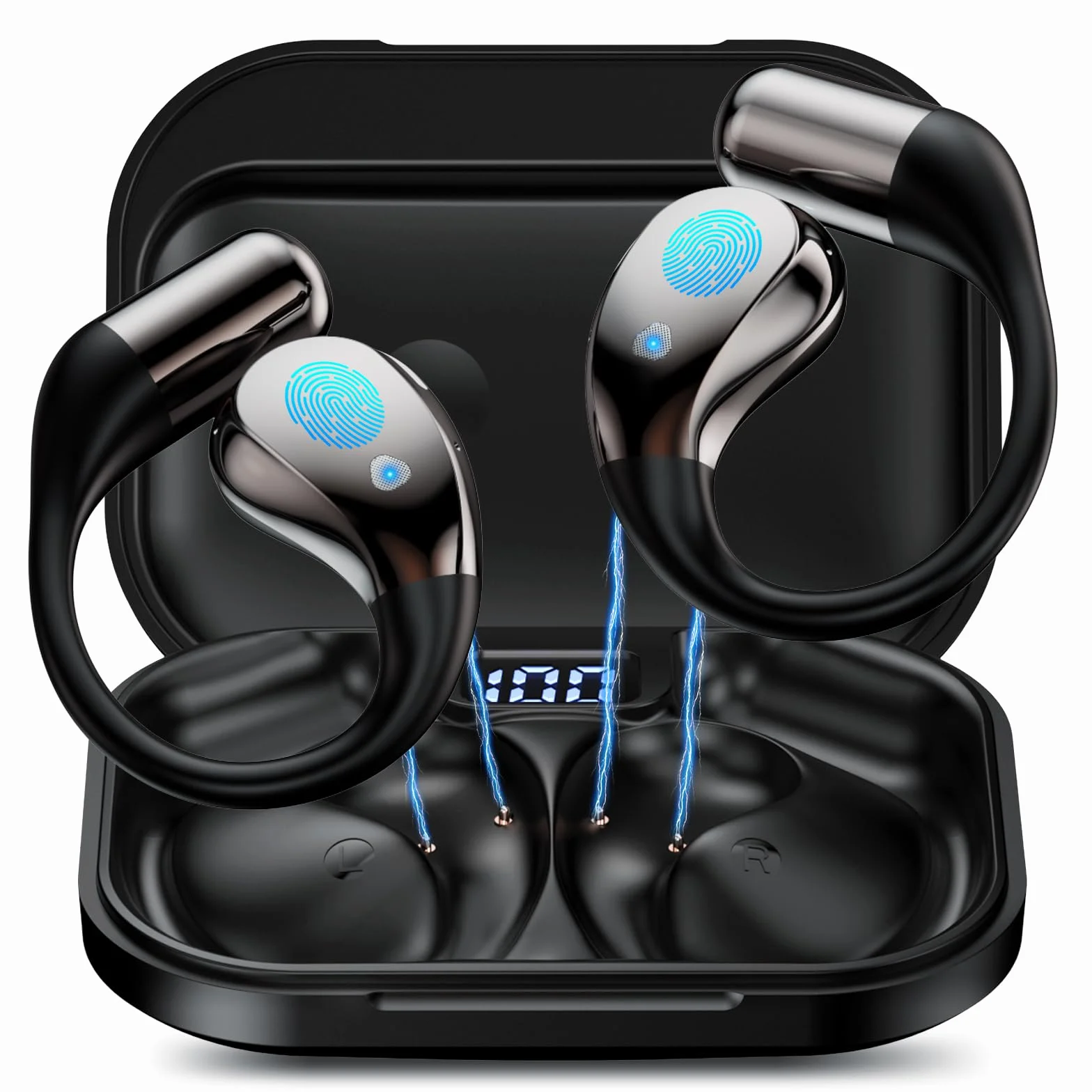 AI Cuffie Traduzione Simultanea Istantaneo: 164 Lingue Traduttore Simultaneo Vocale - Bluetooth 6.0 Auricolari Traduttori Istantanei - 4 in 1 Cuffie Traduttore Istantaneo per Viaggi Affari e Studio
