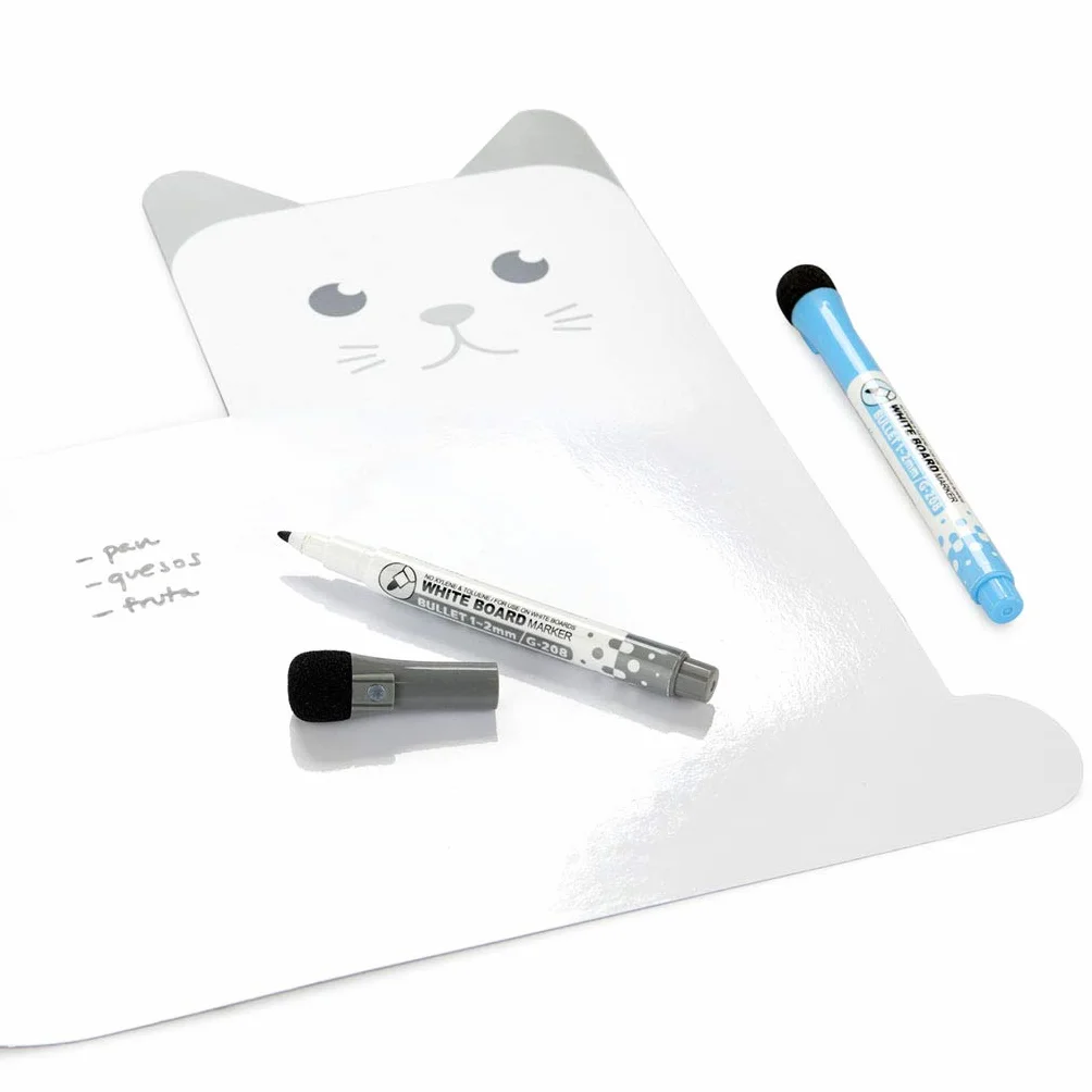 Balvi Lavagna Frigo Magnetica Meow Bianco Originale per Pianificare