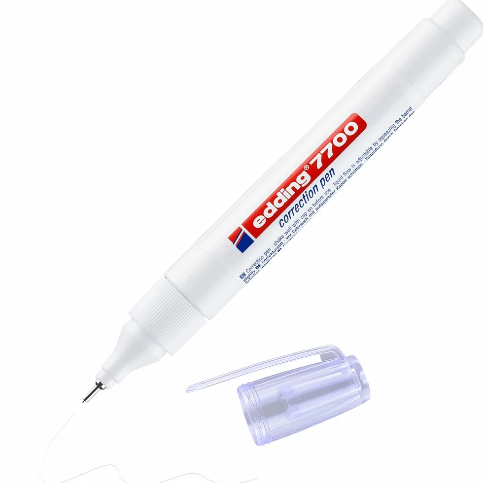 edding 7700 Correttore a penna 1-2 mm bianco