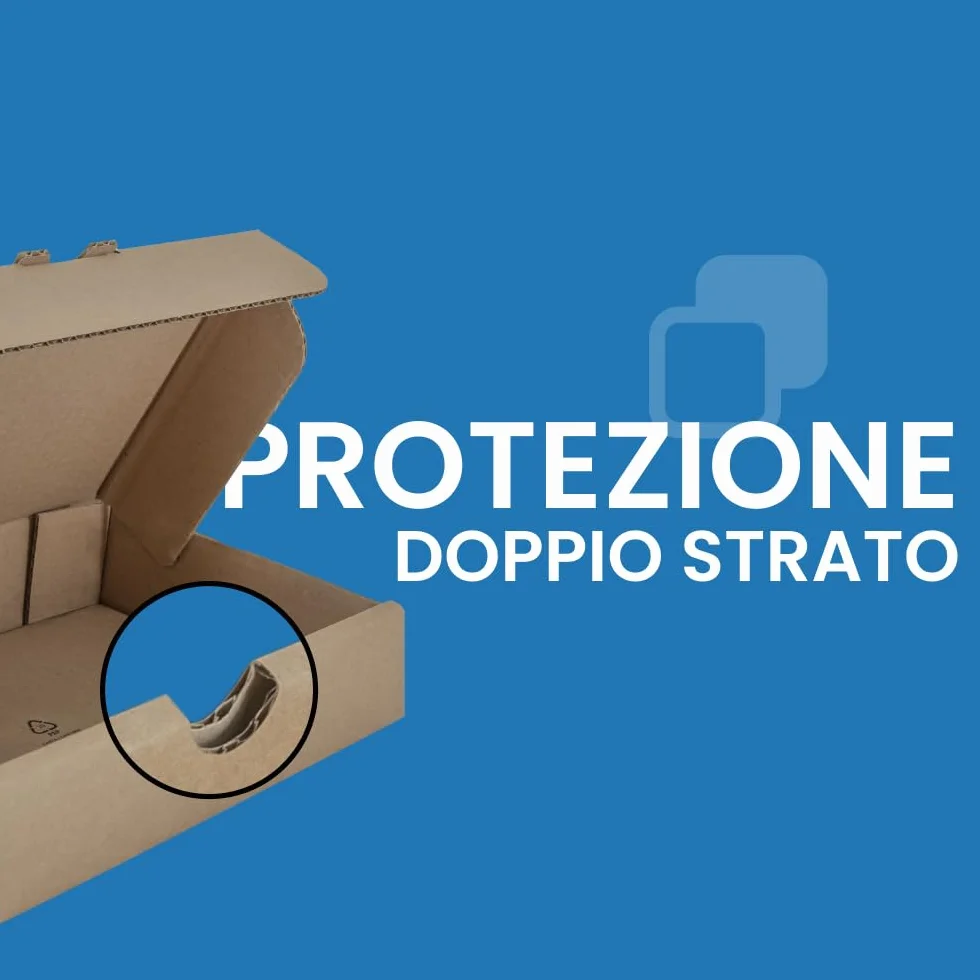 Scatole Trasloco Fustellate Piatte 36x26x10 20 Pz Doppio Strato Cartone Resistenti