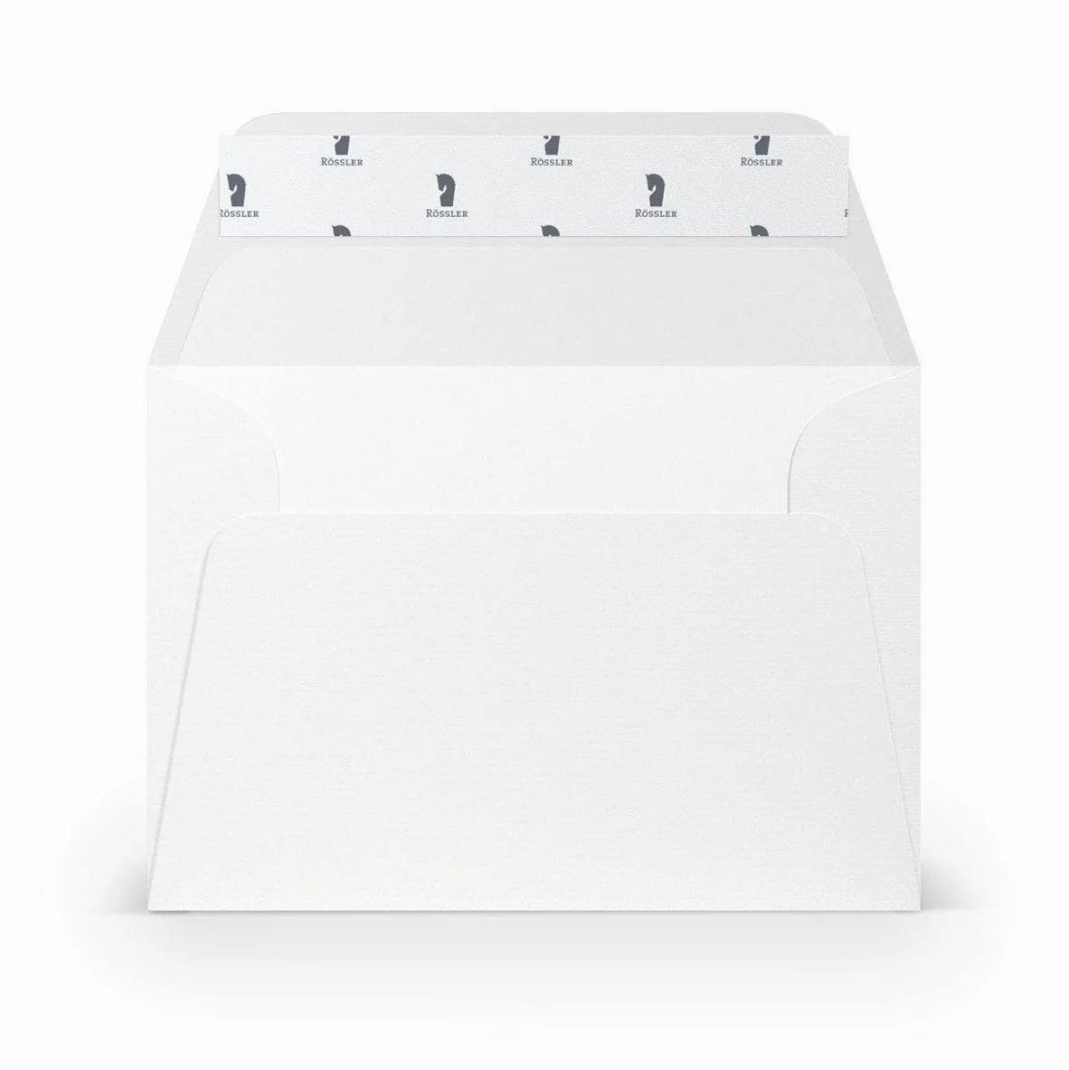 PAPERADO 250 buste per lettere, formato DIN C6, con chiusura adesiva, con fodera in seta bianca, a coste, 100 g/m², senza finestra, 11,4 x 16,2 cm, con ampia chiusura
