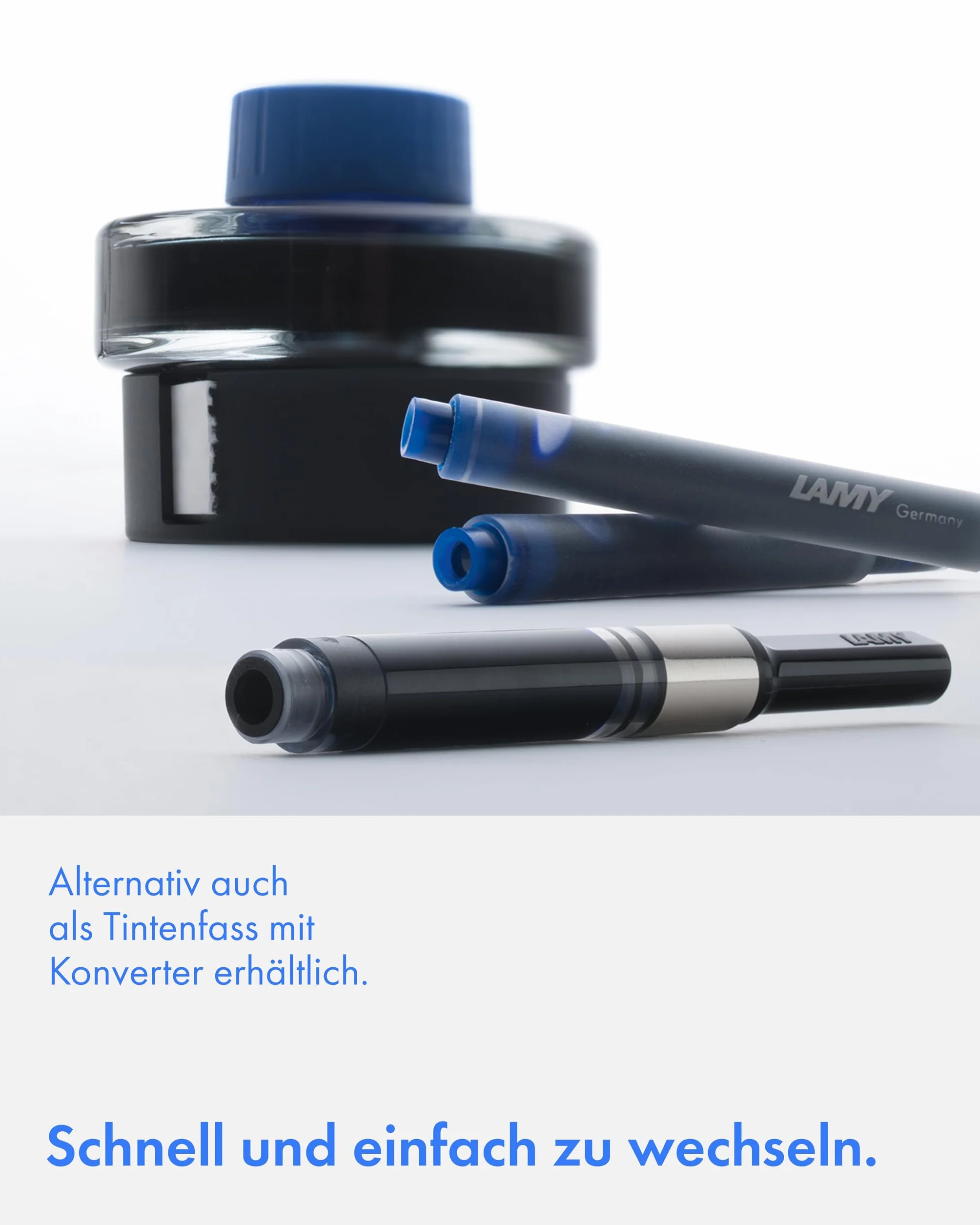 Lamy T 10 Set di 10 cartucce d'inchiostro Blu
