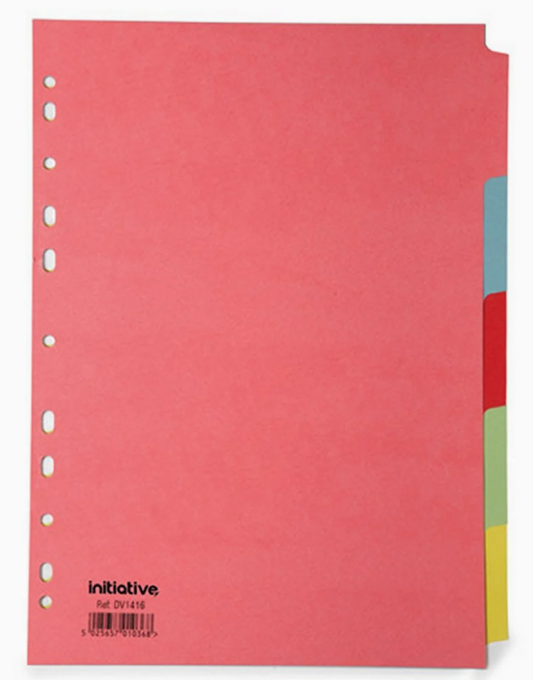 Confezione di 50 divisori A4 4 5 parte multicolore manilla
