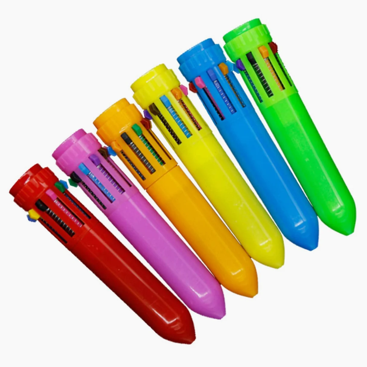 Operitacx 24pezzi Penne Sfera Retrattili Di Penne Per Scuola e Ufficio Con Assortiti Per Scrittura e Confortevole