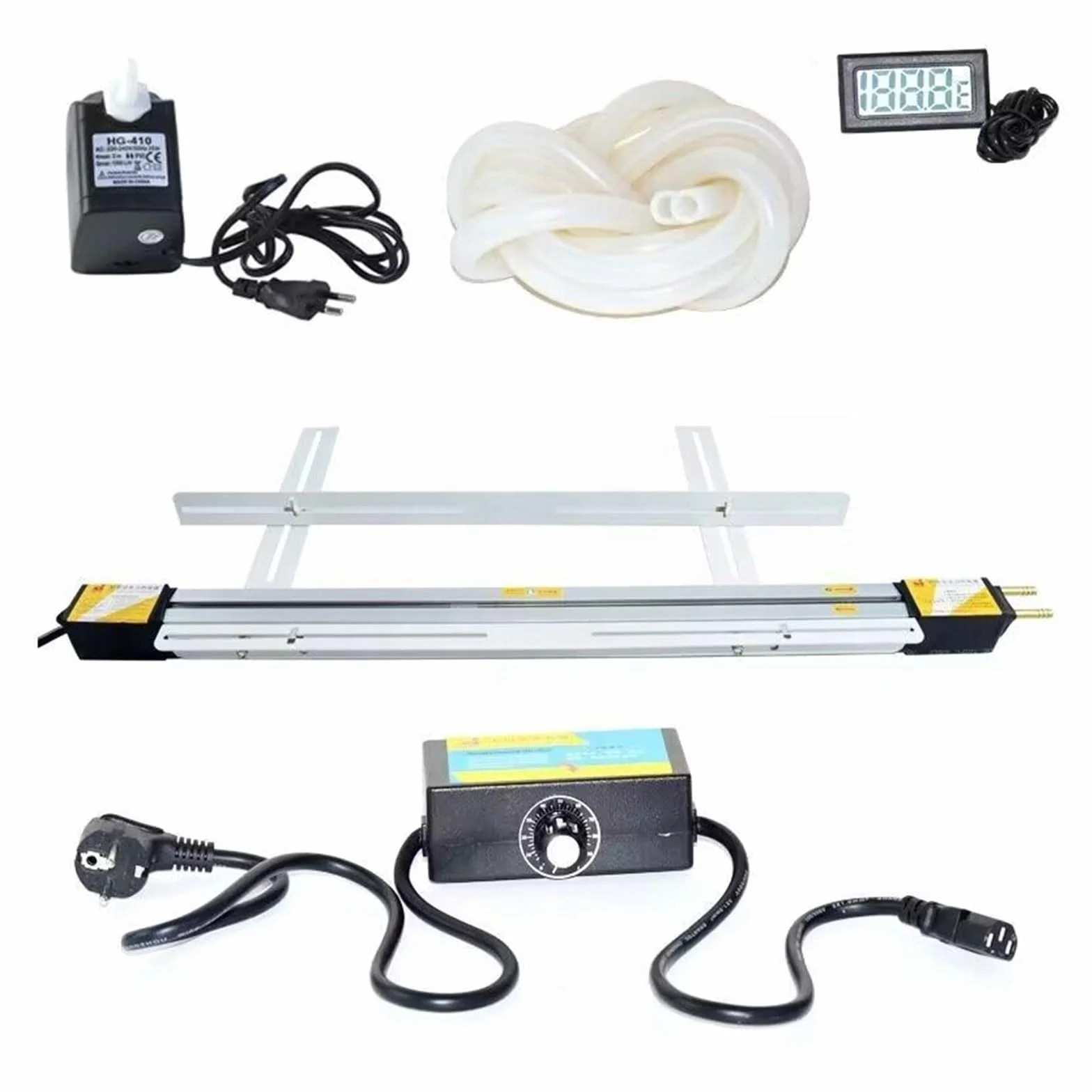 Piegatrice Acrilica 125 cm con Staffa e Angolo, Foglio Organico in PVC Riscaldatore