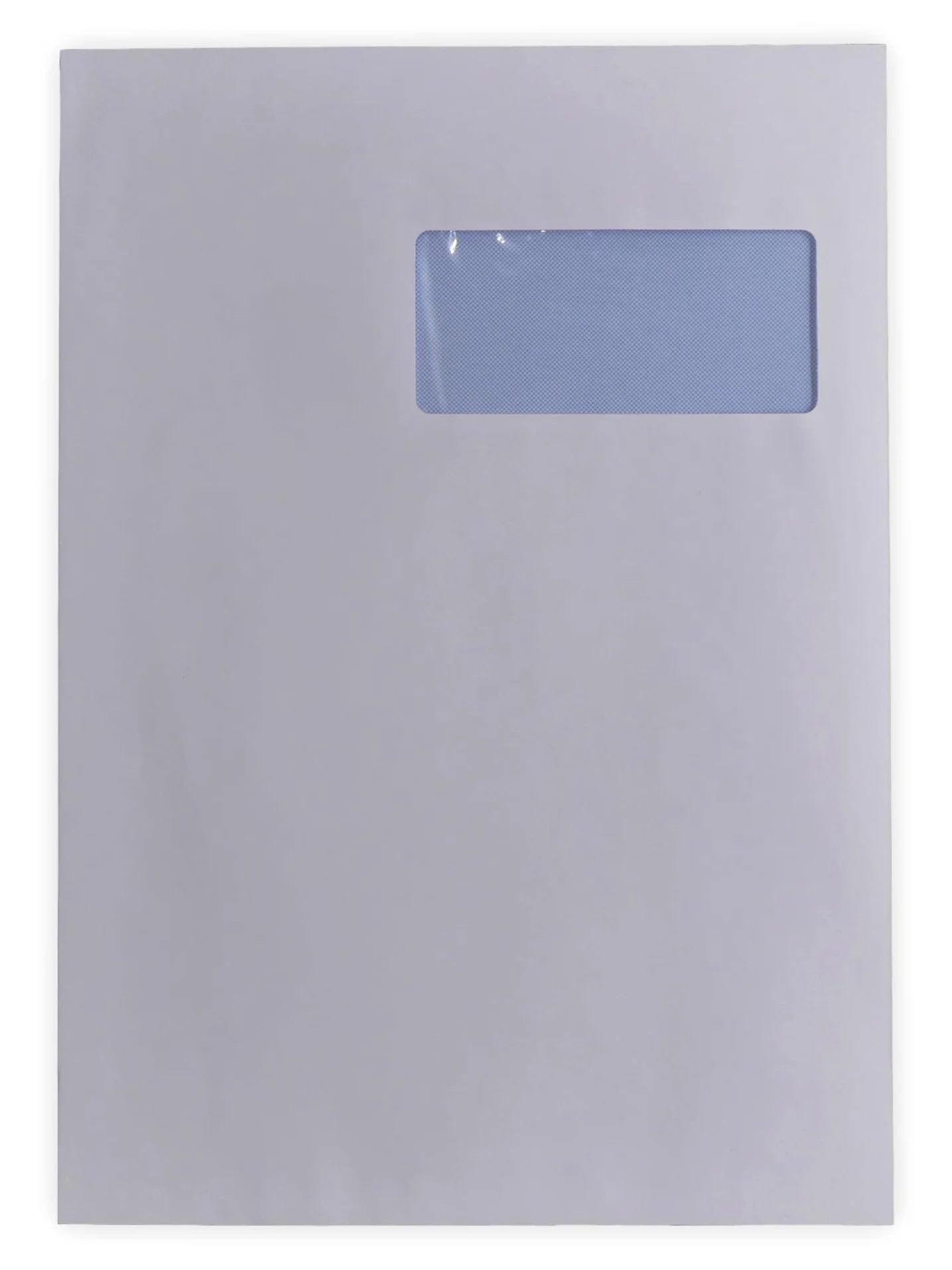 500 busta A4 con pouch finestra posta - C4 carta bianca formato 90g finestra 229 x 324 mm 50 x 100 mm chiusura autoadesiva