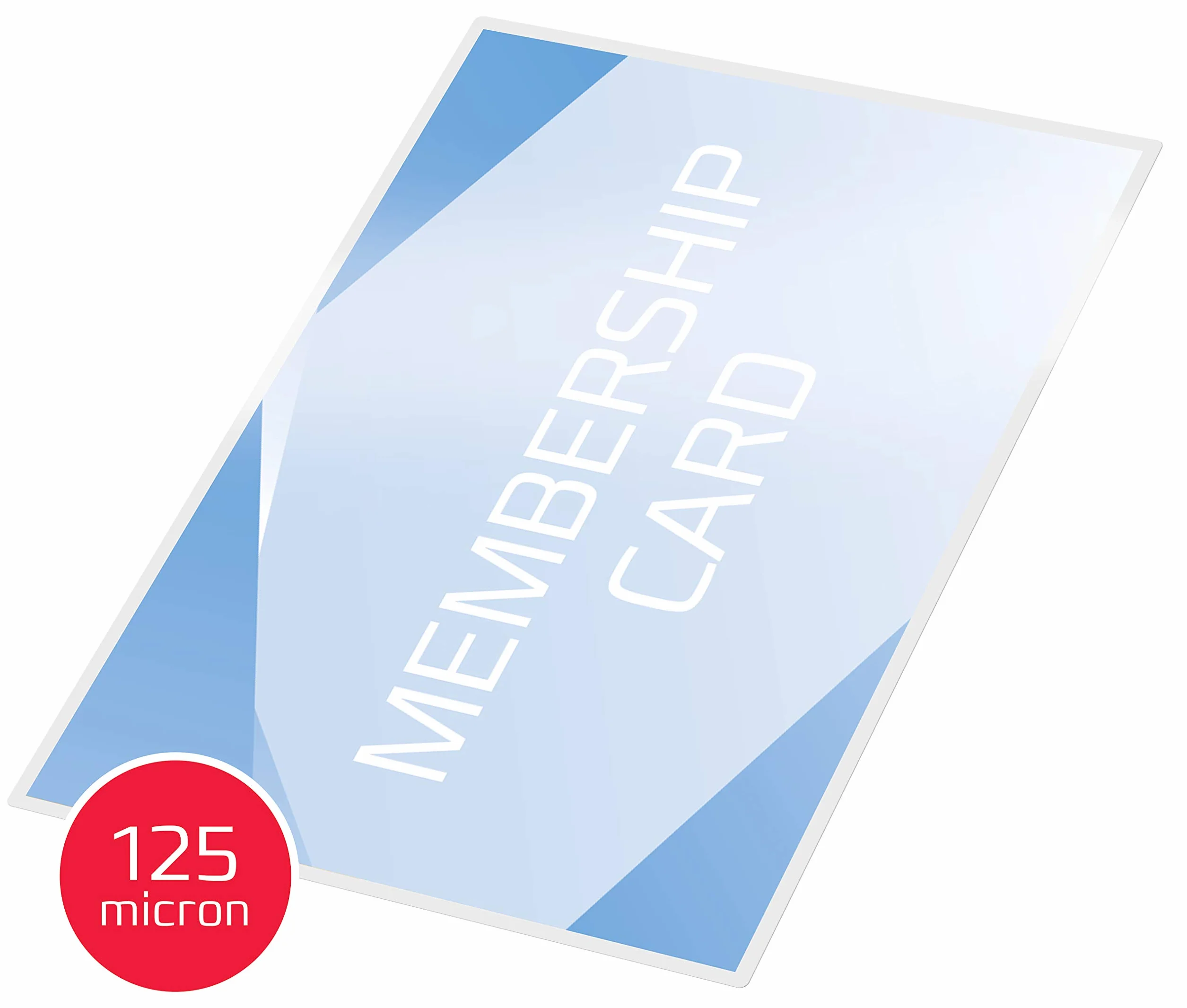 GBC Pouches Plastificazione a Caldo 100 Pezzi 60x90 mm 2x125 Micron Lucido