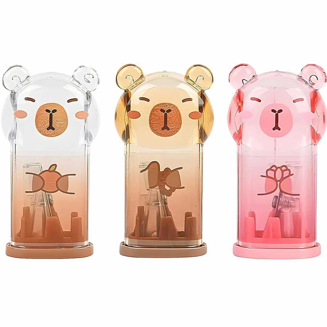 Temperamatite Capybara Manuale 3 Pezzi Multicolore